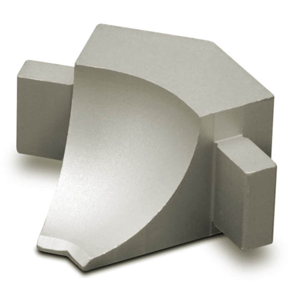 Schluter Systems I135/AHKA/AT Dilex-AHKA 0.563-in W x 1-in L Satin nickel anodized aluminum Aluminum Inside corner Tile Edge Trim