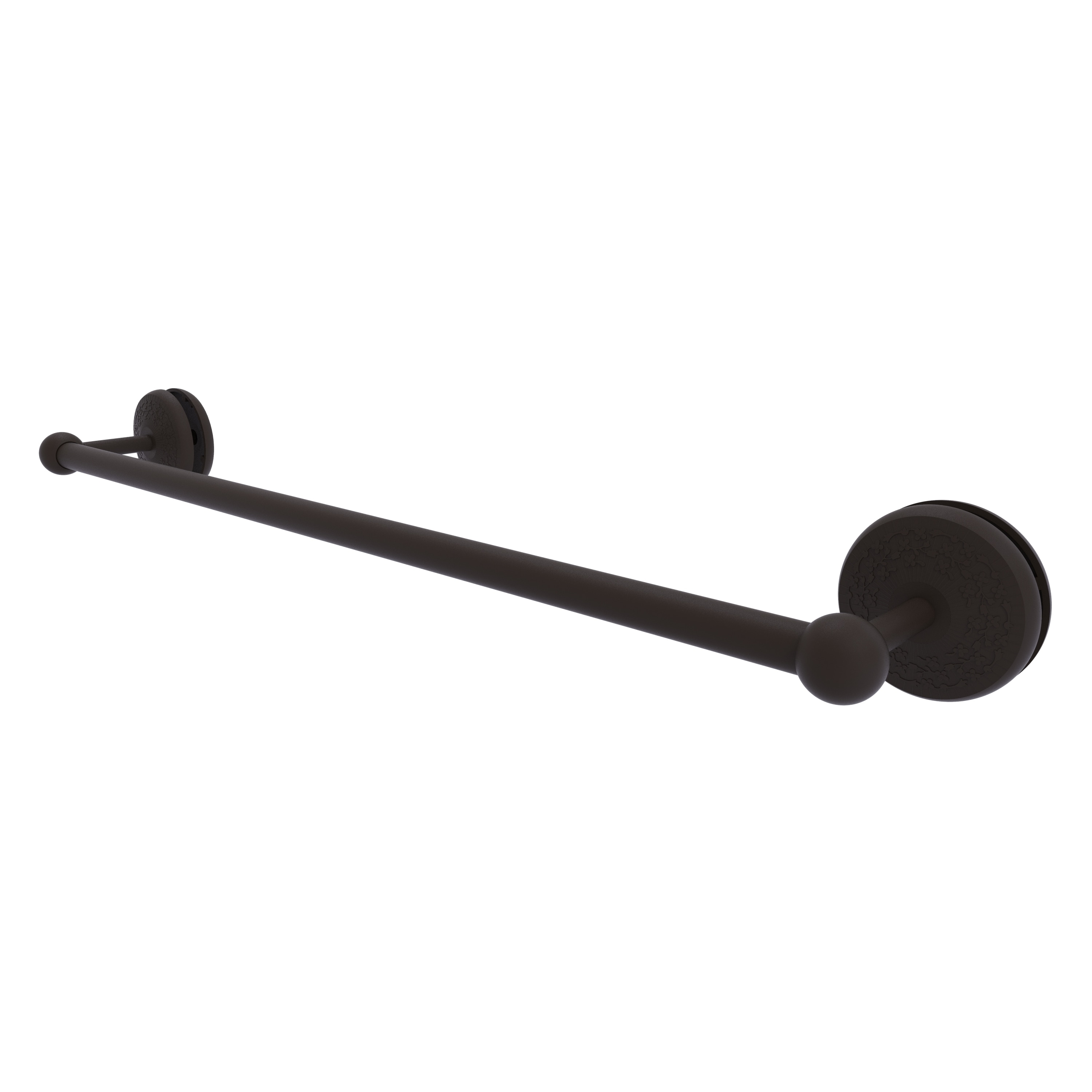 Allied Brass MC-41-SM-24-ORB Monte Carlo 24-in Oil-rubbed bronze Wall mount Single Towel Bar