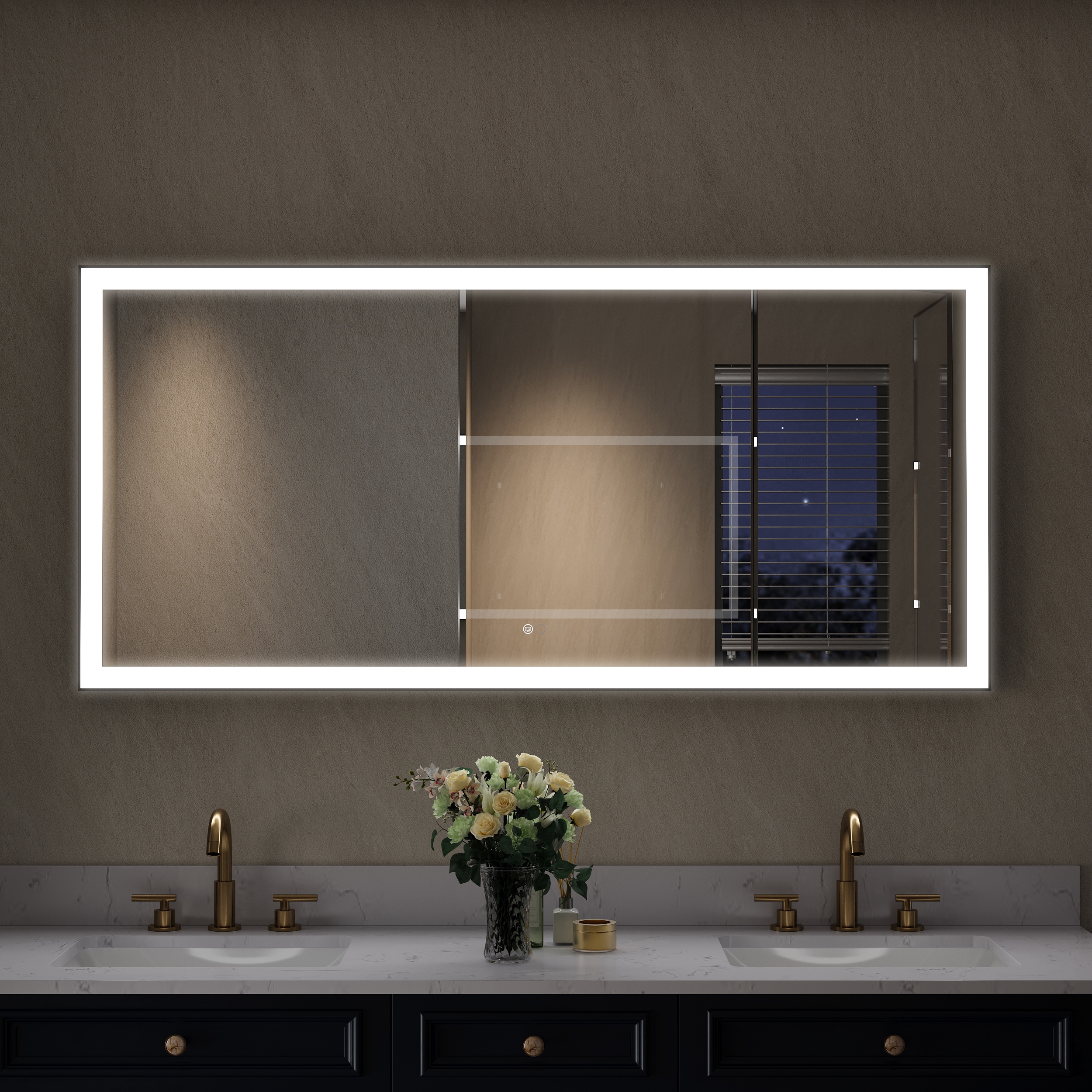 Forclover MEAM-5F6028MB Framed-Bath-Mirrors - View #12