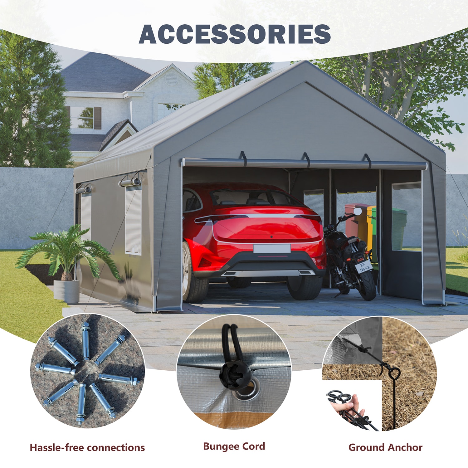 GZMR GM-SCH-00039 Carport-Covers - View #9