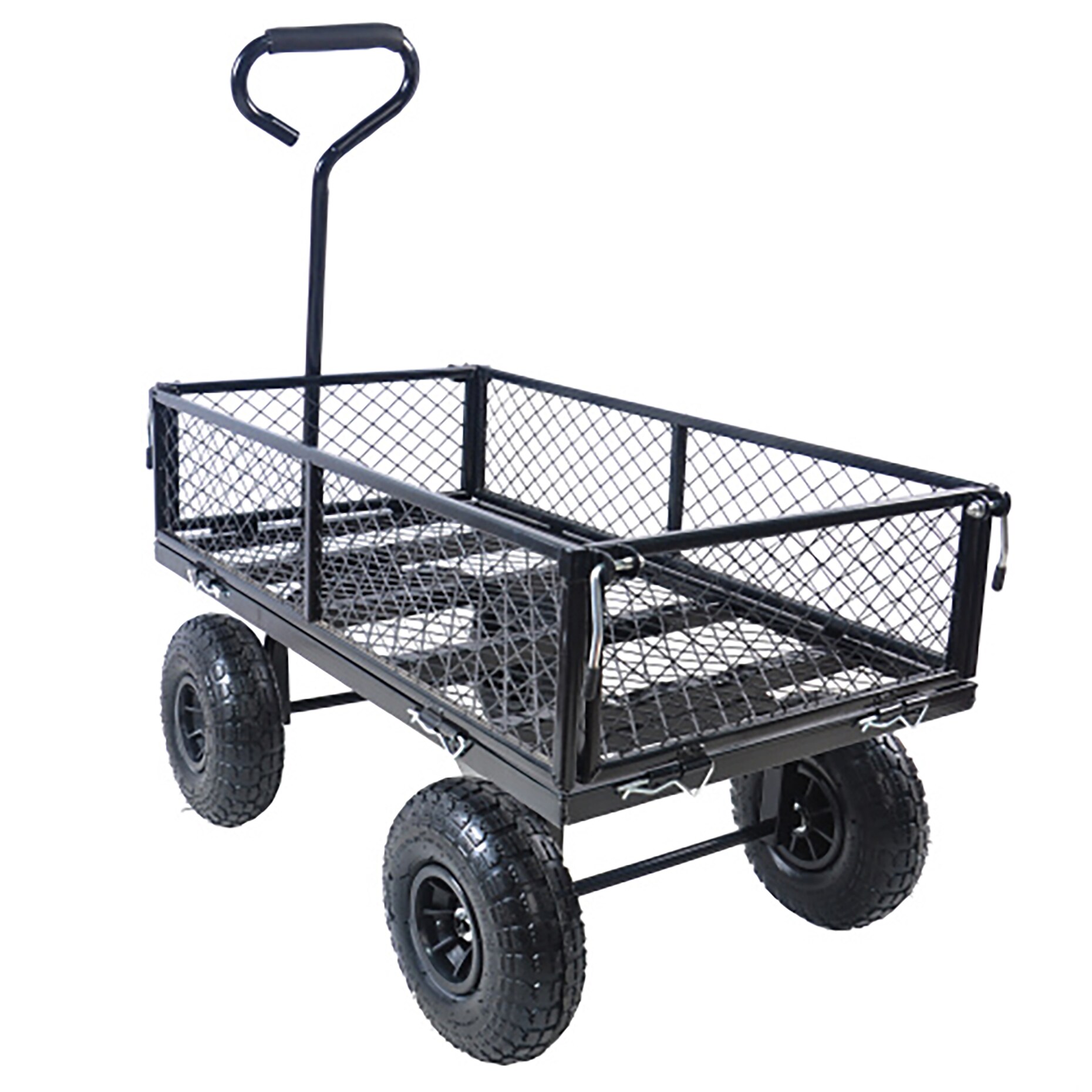 Cesicia 3.5-cu Ft 4 Wheel Steel Push Wheelbarrow Fcoms06g At Lowes.com