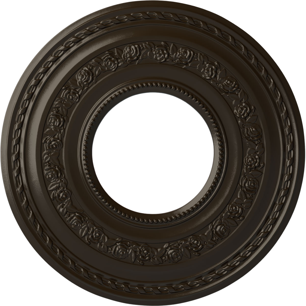 Ekena Millwork CM29ATSHF Anthony 29.375-in W x 29.375-in L Painted Stone Hearth Polyurethane Whole Ceiling Medallion