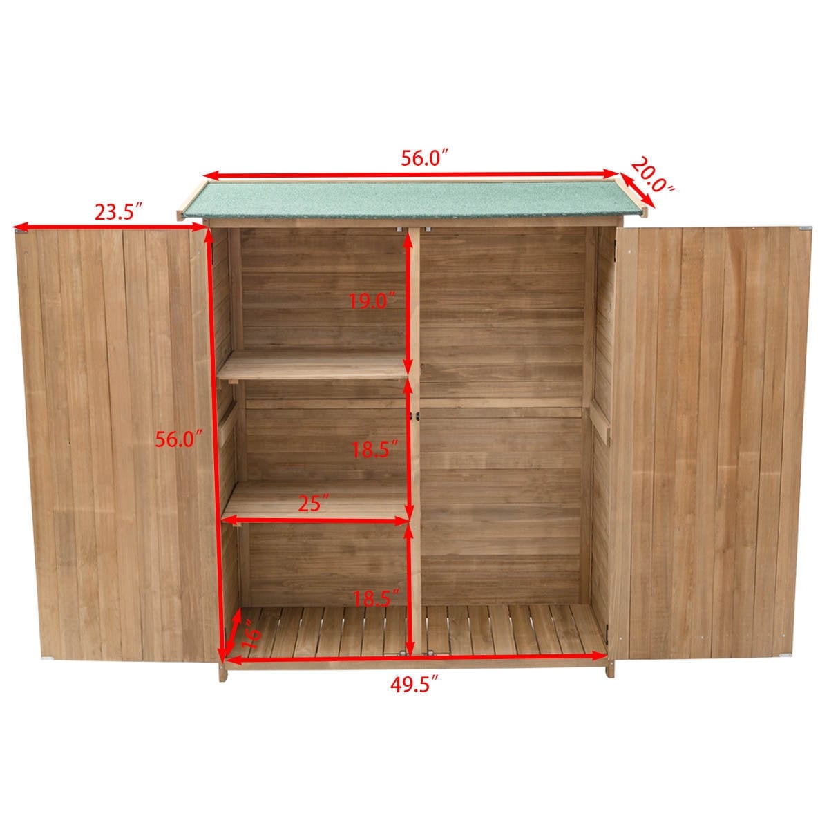 WELLFOR DOZ3330+ Wood-Storage-Buildings - View #4