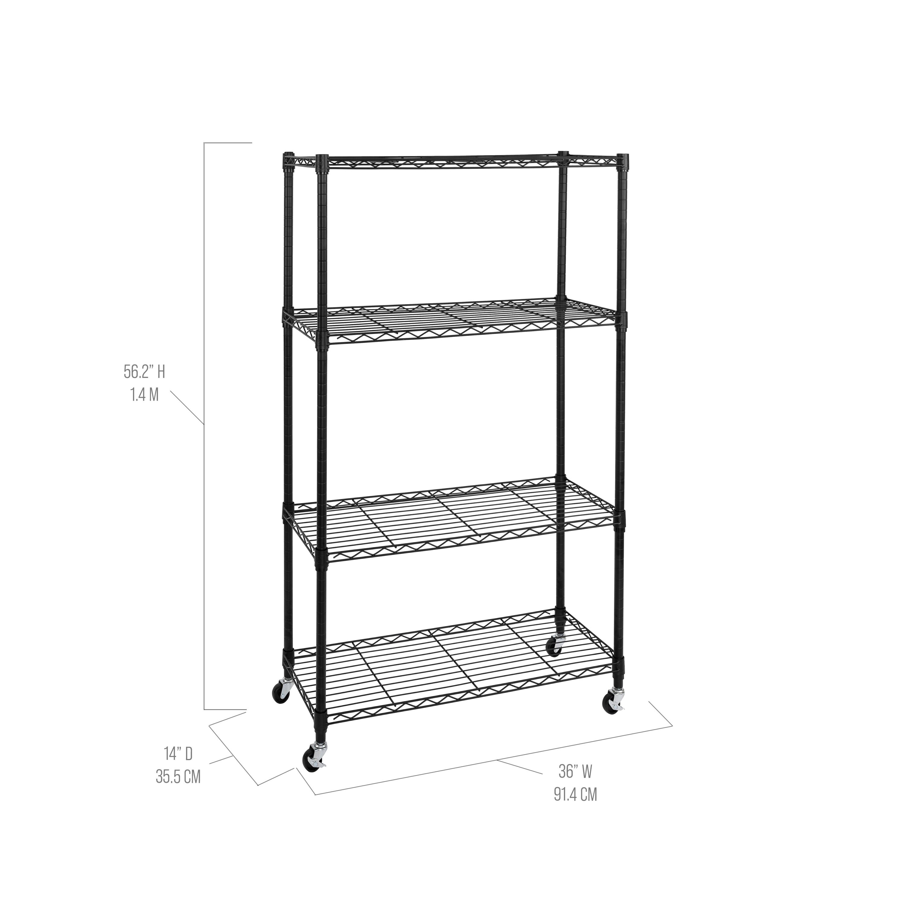 Seville Classics SHE15380B Free-Standing-Shelving - View #3