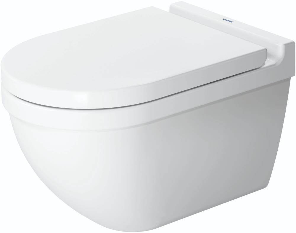 schattig Rood groentje Duravit Starck 3 White Elongated Standard Height Toilet Bowl in the Toilet  Bowls department at Lowes.com
