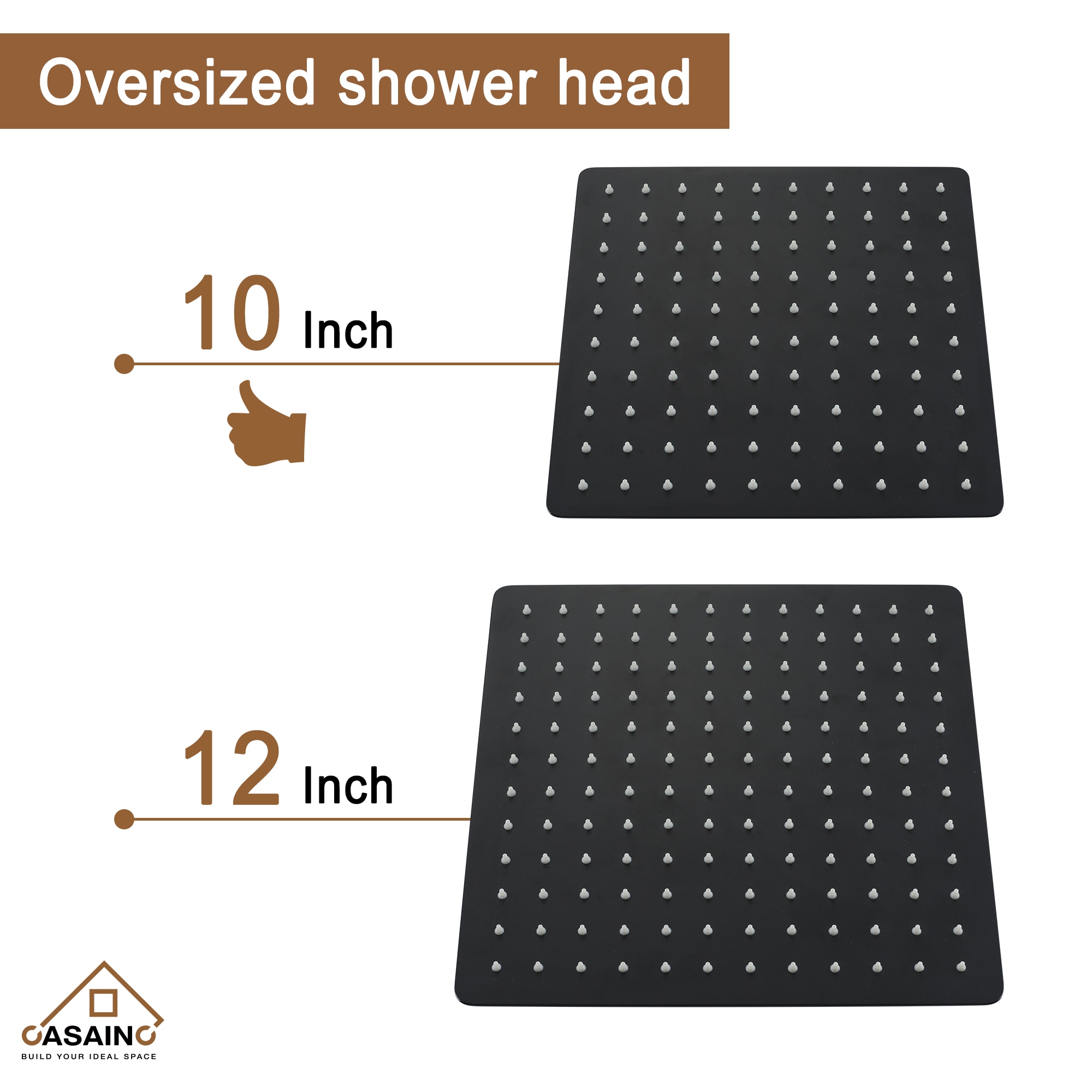 CASAINC RB0749-WE Showerhead-Bar-Panels - View #9