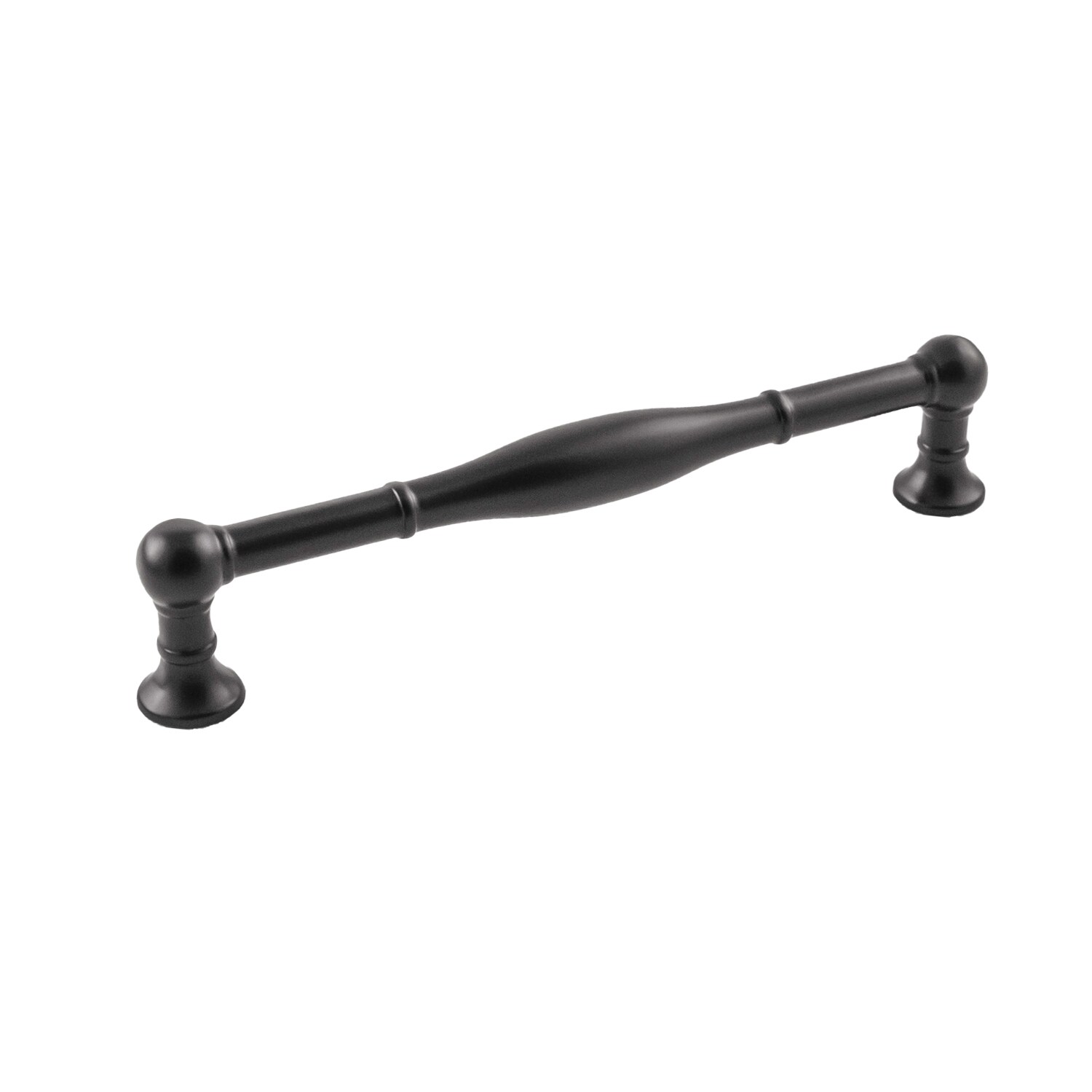 Belwith Keeler B076291-MB Fuller 6-5/16-in , 160mm Center to Center Matte Black Rectangular Handle Drawer Pulls