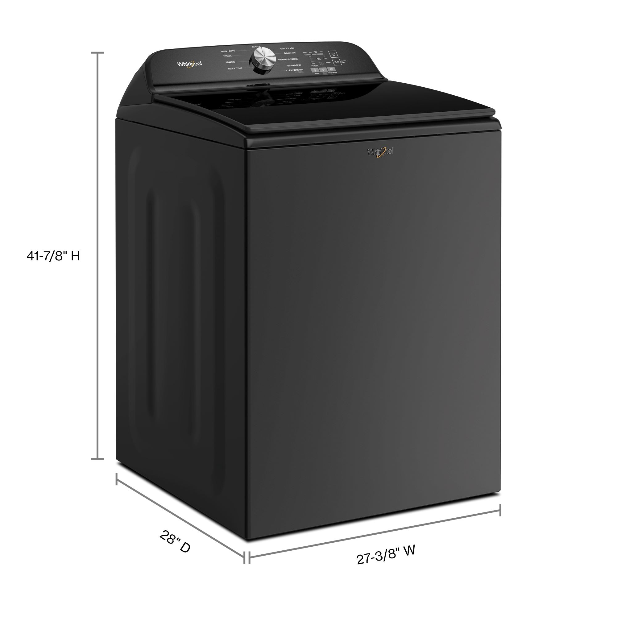 Black whirlpool washer and dryer deals set