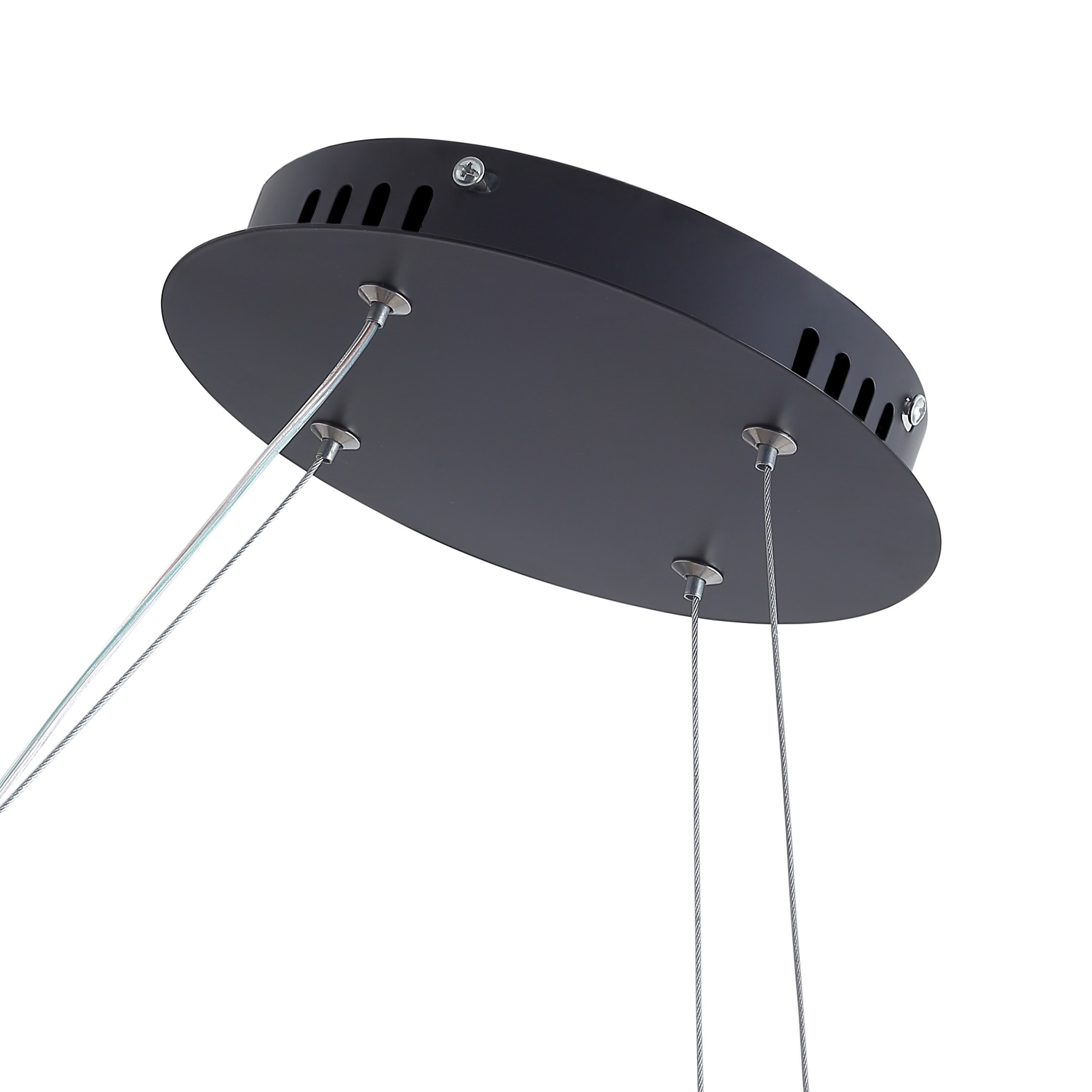 Modern Black and White LED Pendant Light Fixture