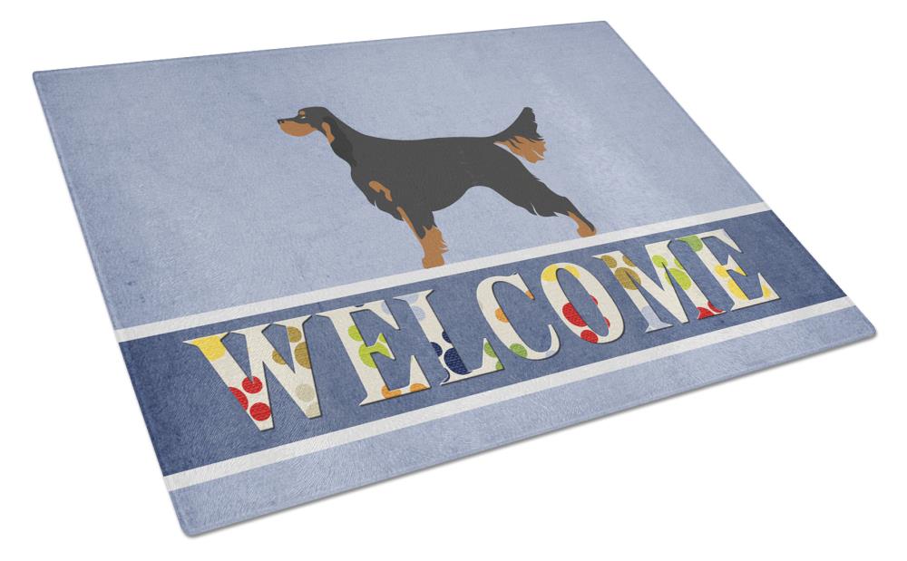 Caroline's Treasures BB8274LCB 11.25-in L x 15.75-in W Glass Cutting Board