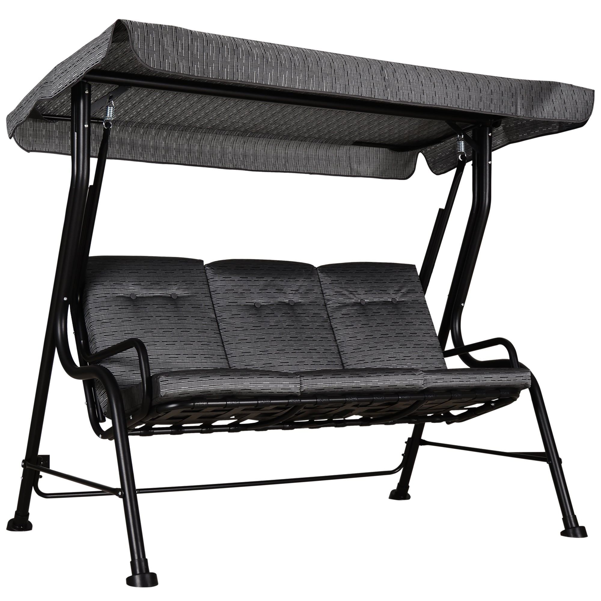 AAZJ JDU-322AAC Swing Black Metal Standing Swing