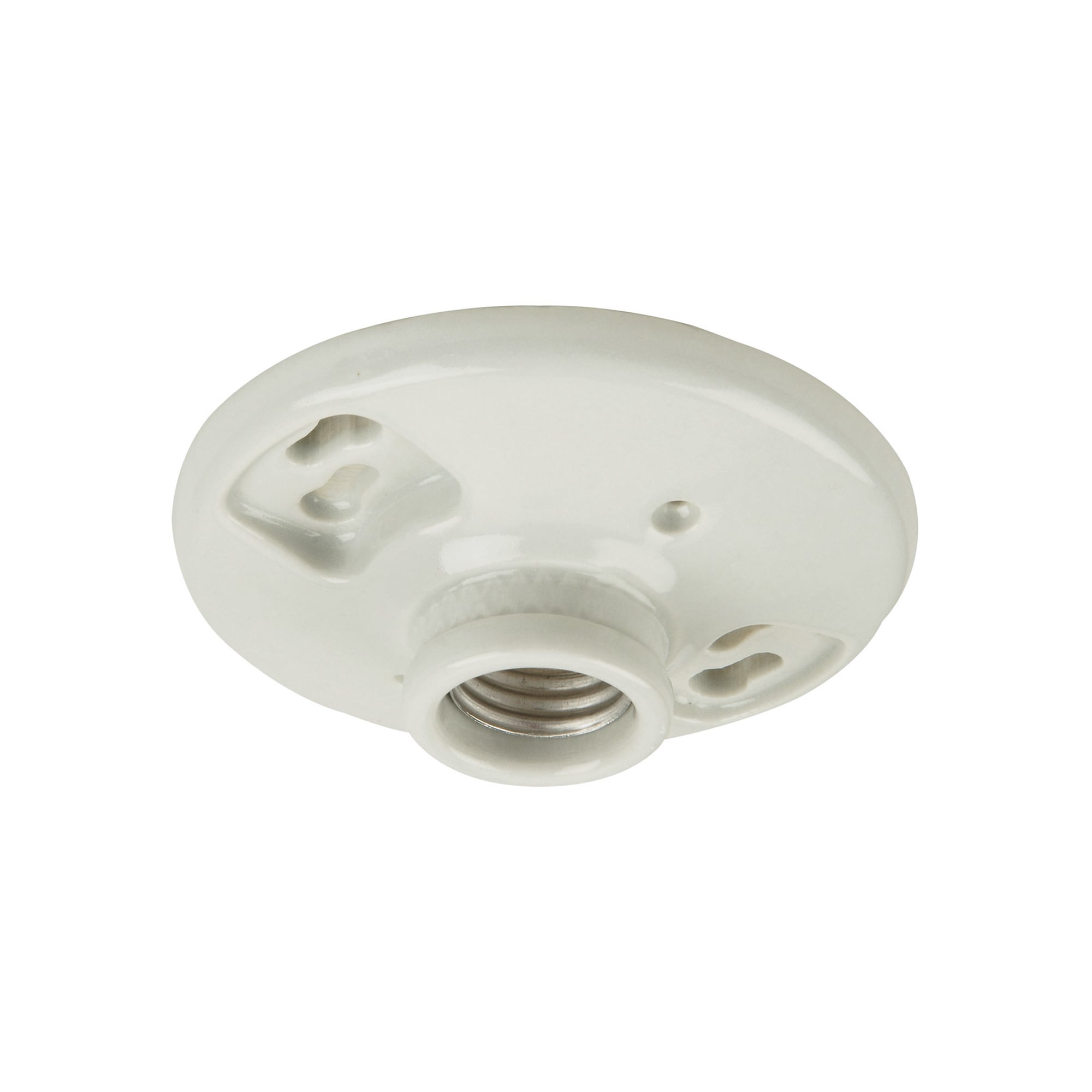 Craftmade 100 -Watt Ceramic Keyless Ceiling Socket , White #K212-O