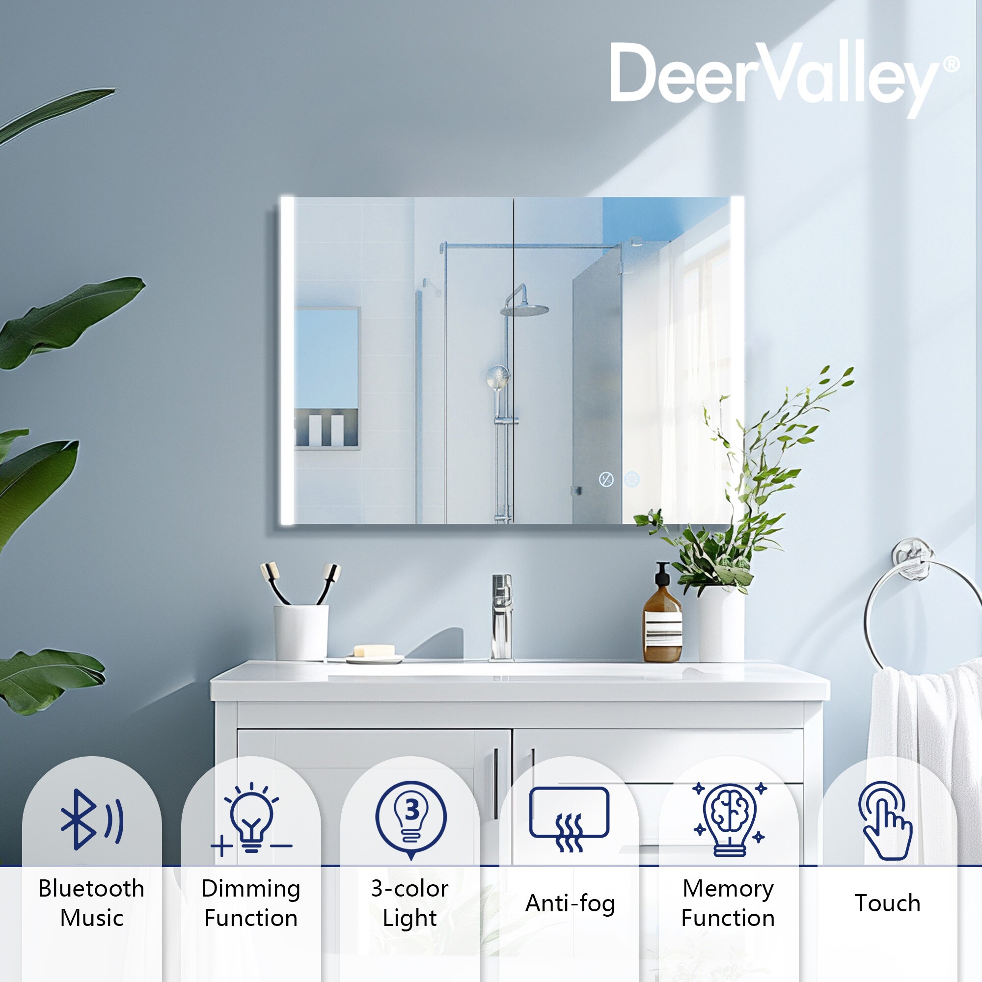 DeerValley DV-1VM0239 Bathroom-Medicine-Cabinets - View #2