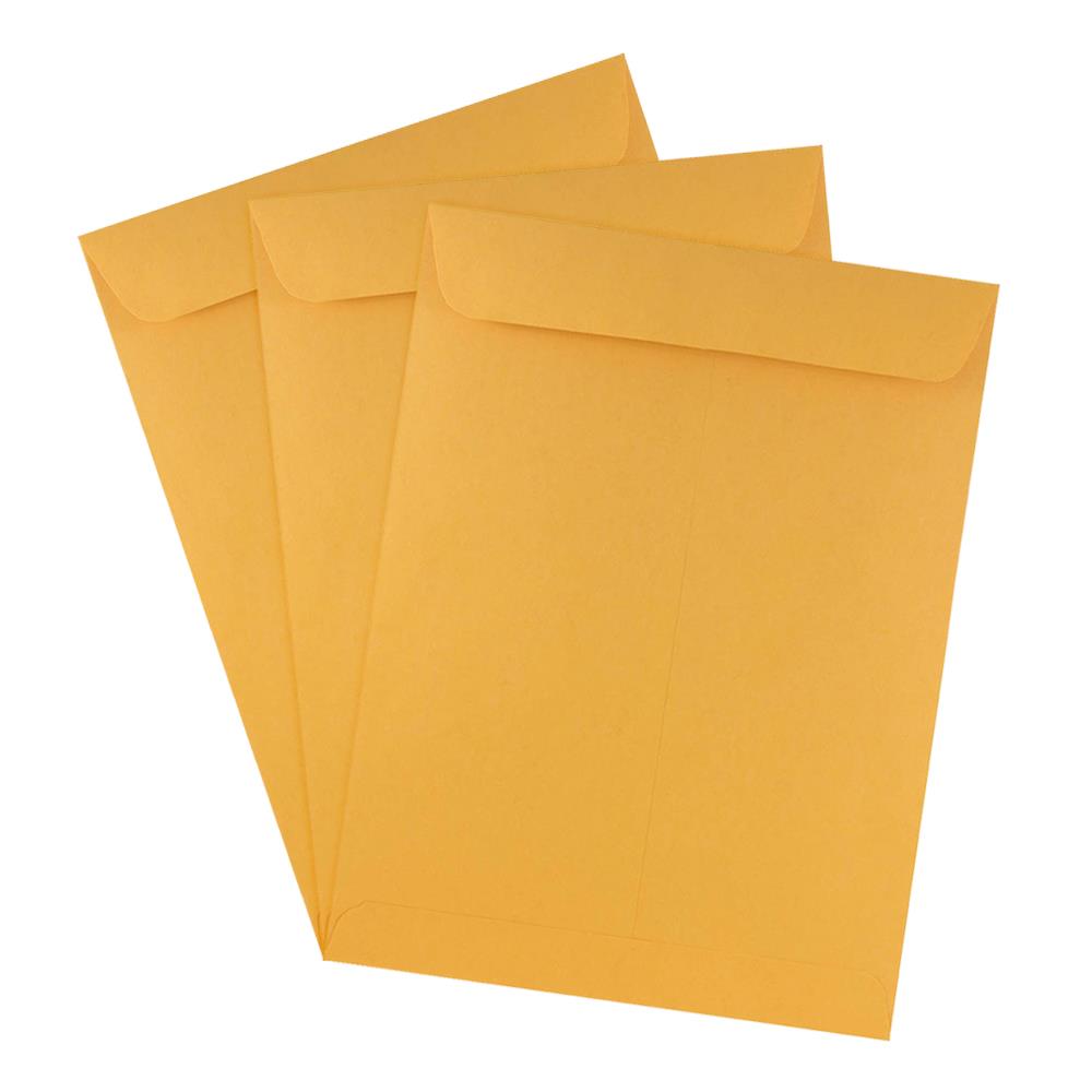 JAM Paper Brown Kraft Business Envelopes, A2 Size, 9 x 12 inches ...