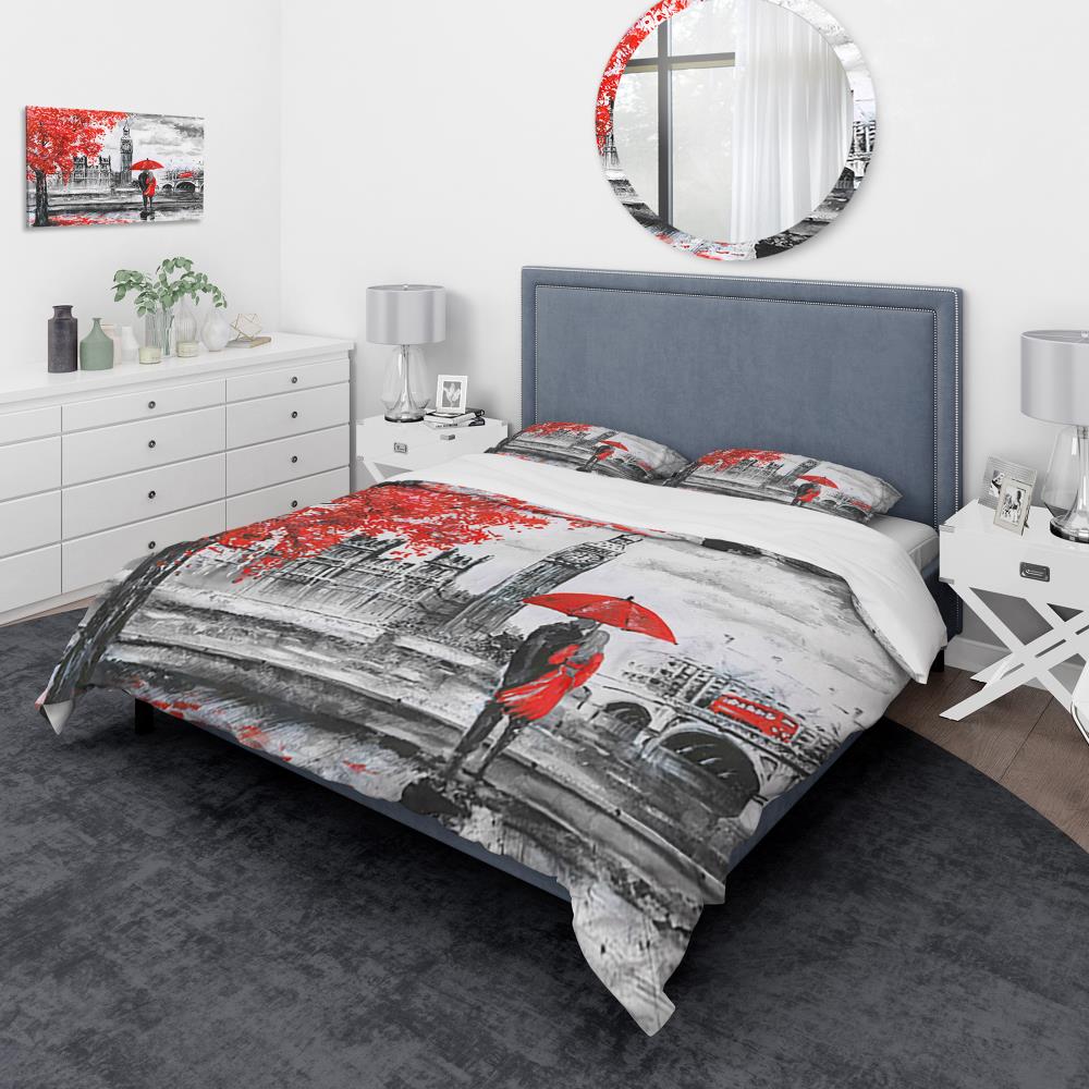 Designart BED15365-Q 3 -Piece Multiple colors/finishes Queen Duvet cover Set