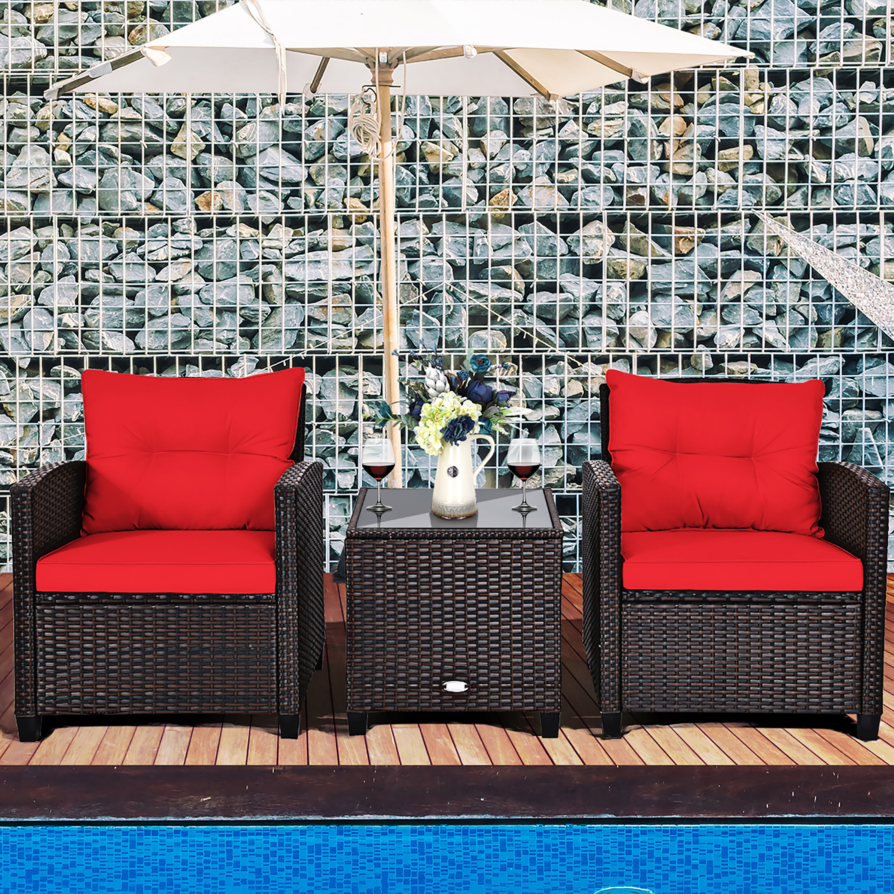 Costway HW63759RE Patio-Conversation-Sets - View #6