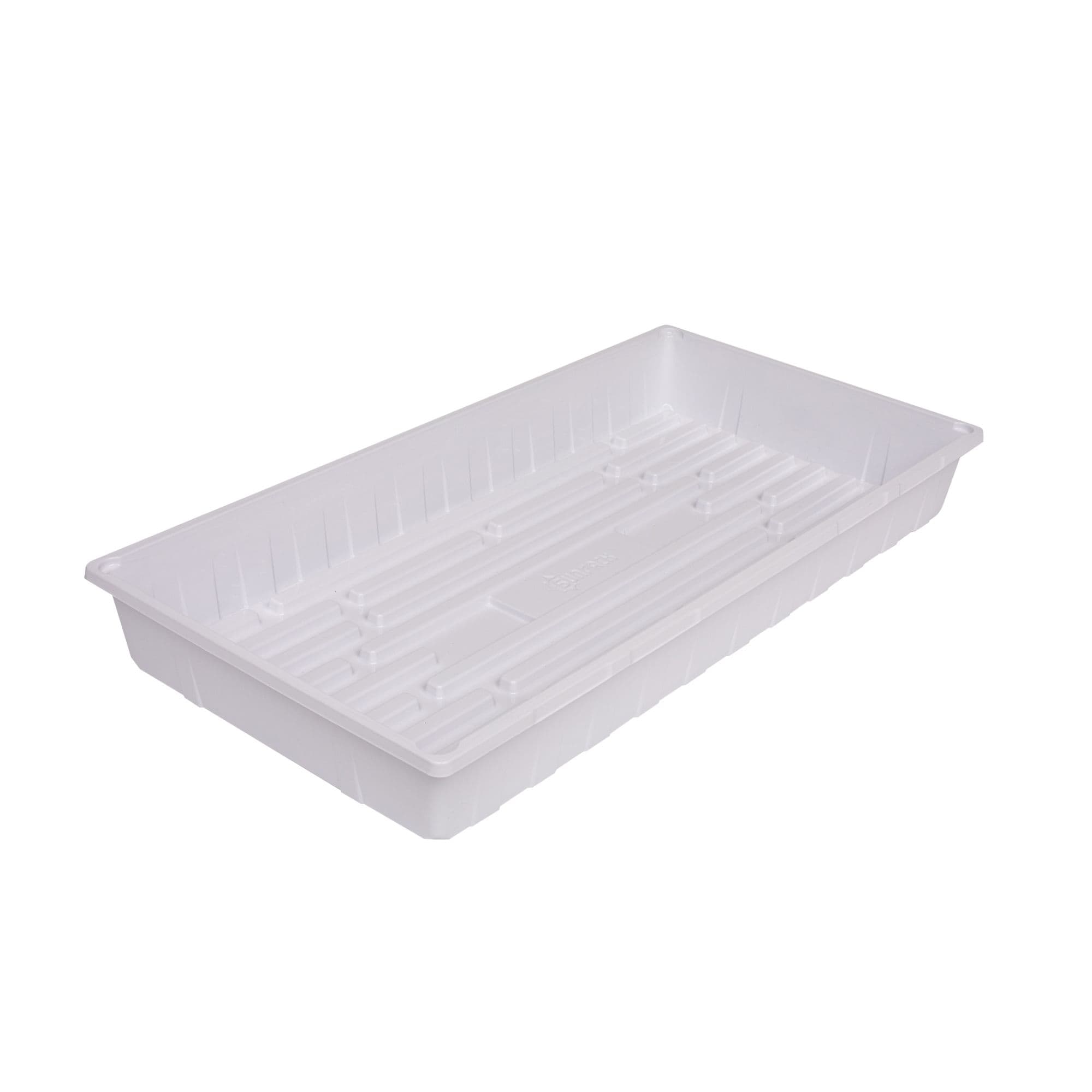 SunPack 10in x 20in Extra Strength Plastic Seed Starting Tray- White- 2.5in