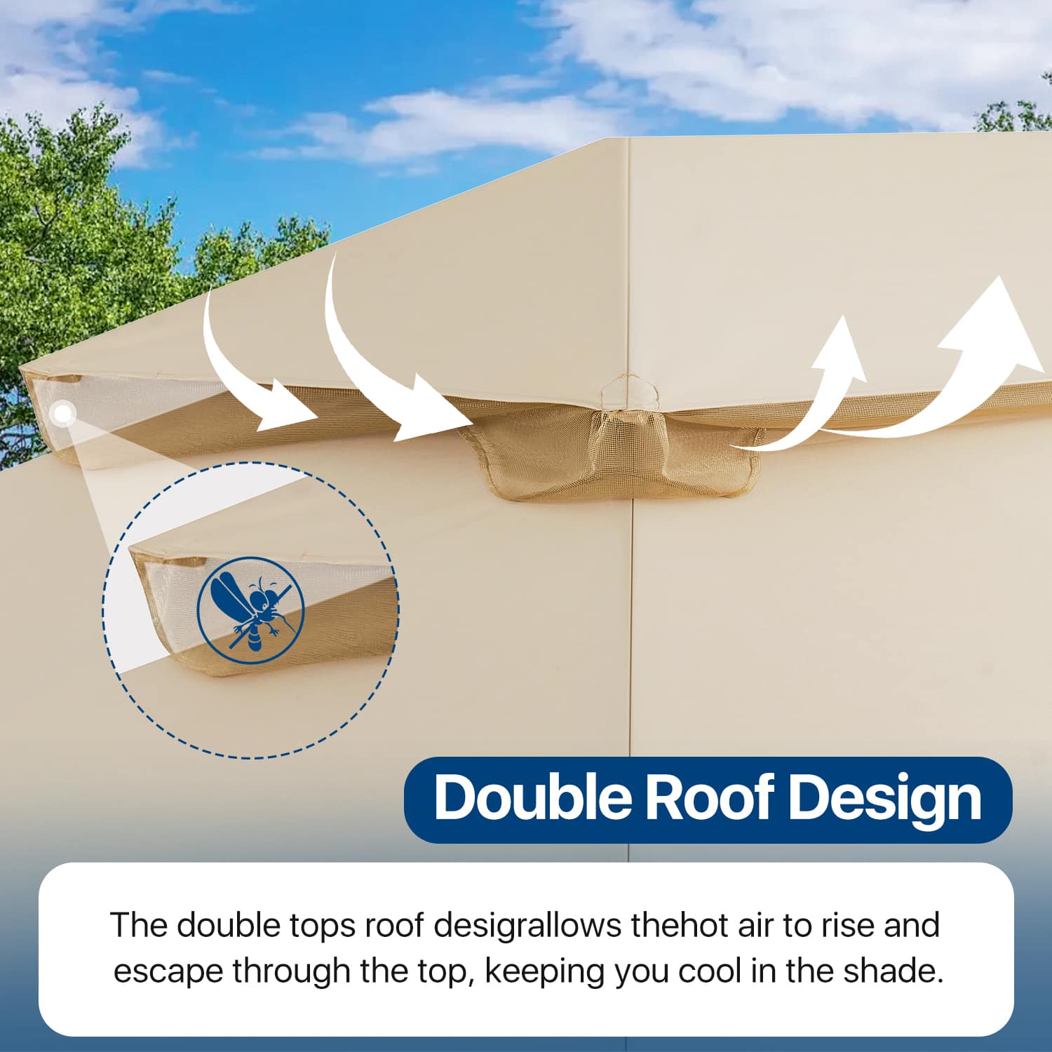 Sunmthink GBSM50E43 Wood-Resin-Gazebos - View #5