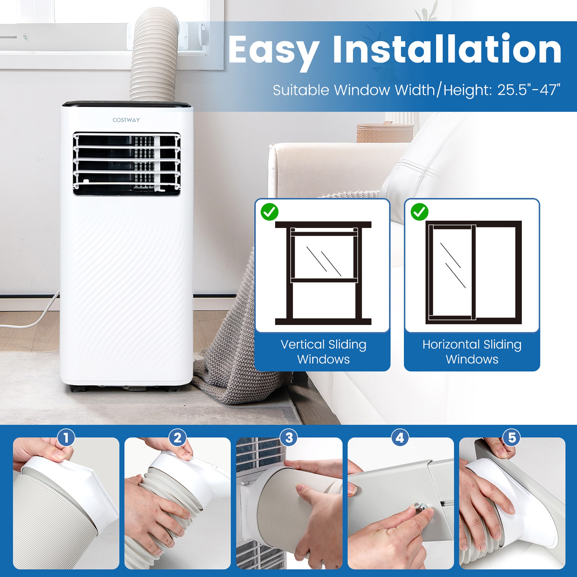 Costway LWS00212 Portable-Air-Conditioners - View #10