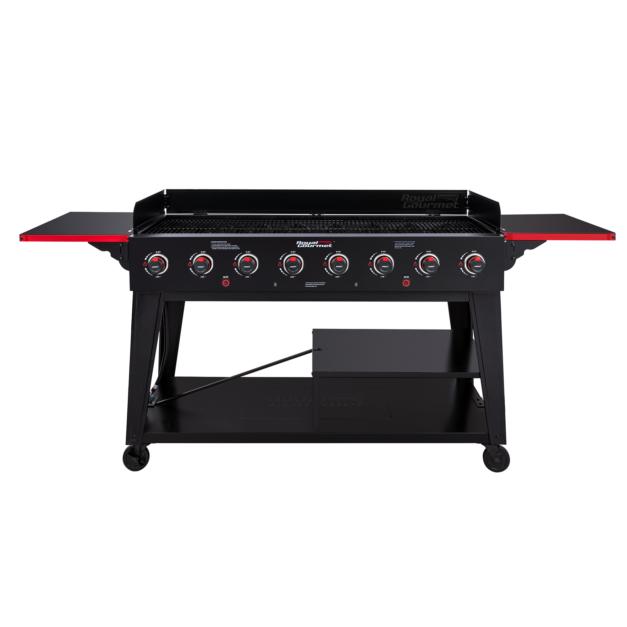 Royal Gourmet Black 8-Burner Liquid Gas Grill in the Gas Grills department at Lowes.com
