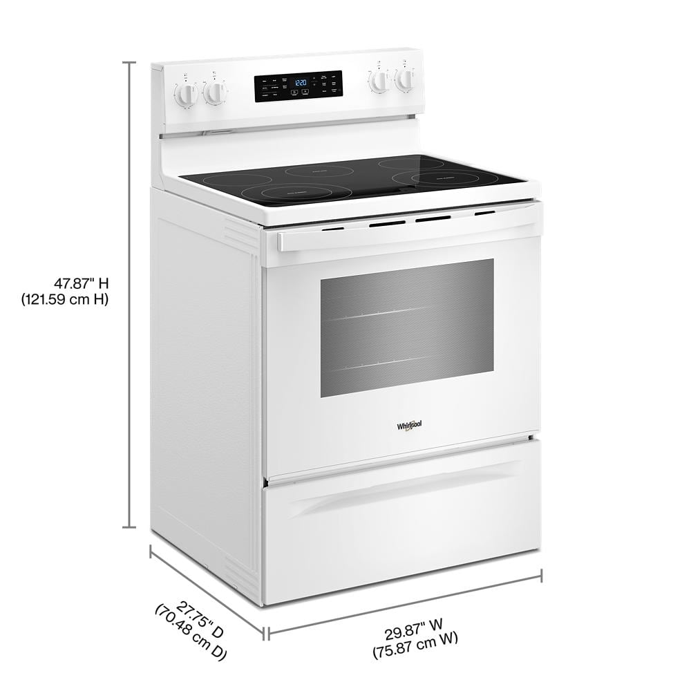 Whirlpool WFES4530SW Freestanding-Electric-Ranges - View #4
