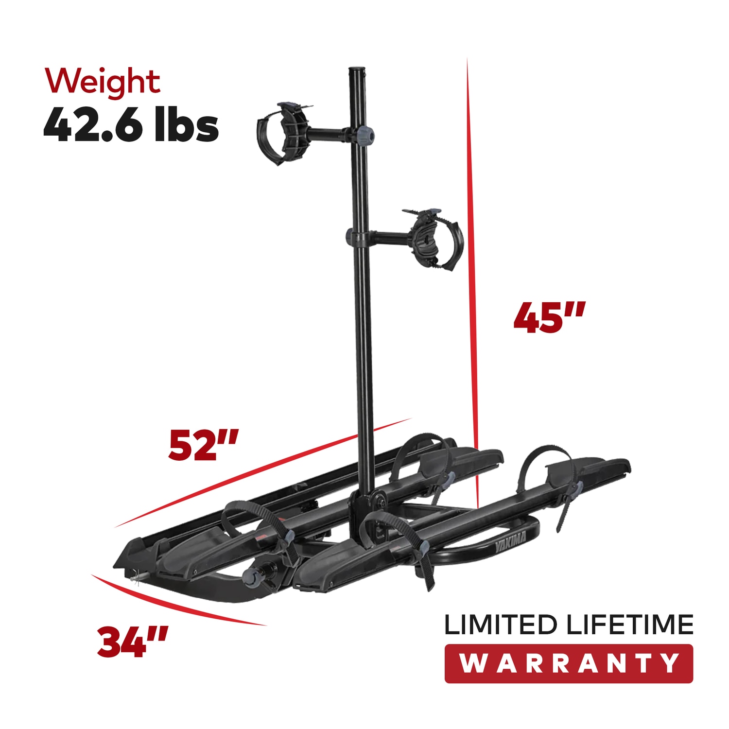 YAKIMA 2-Bike Rack 326293 at Lowes.com