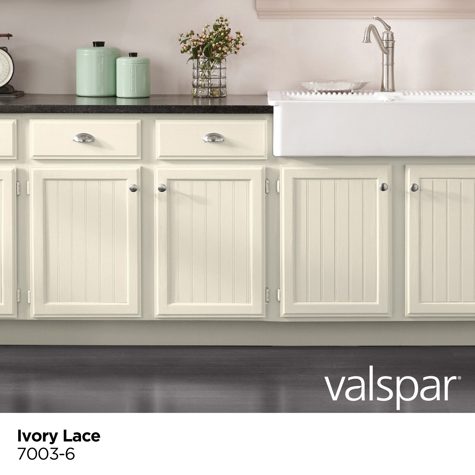 Valspar Ivory Lace 7003-6 Paint Sample (Half-Pint) at