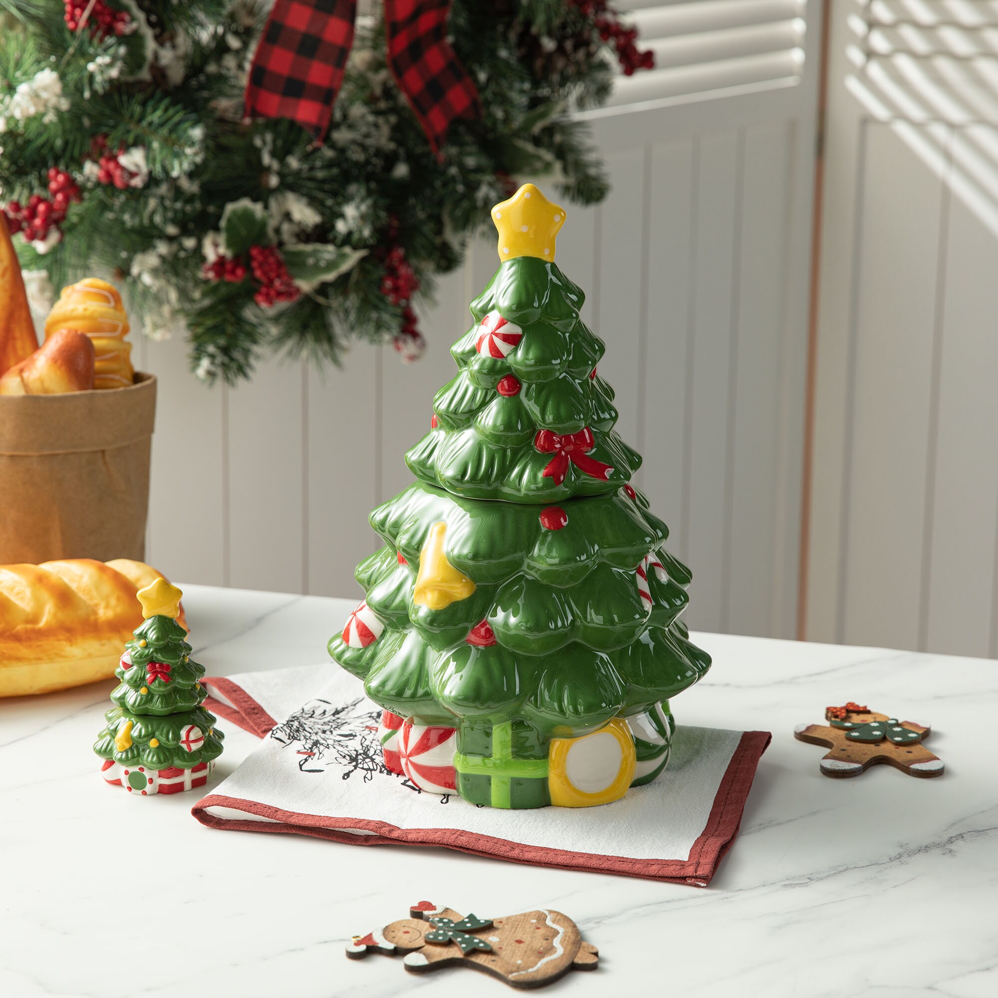 Glitzhome 2040400004 Table-Christmas-Decorations - View #7