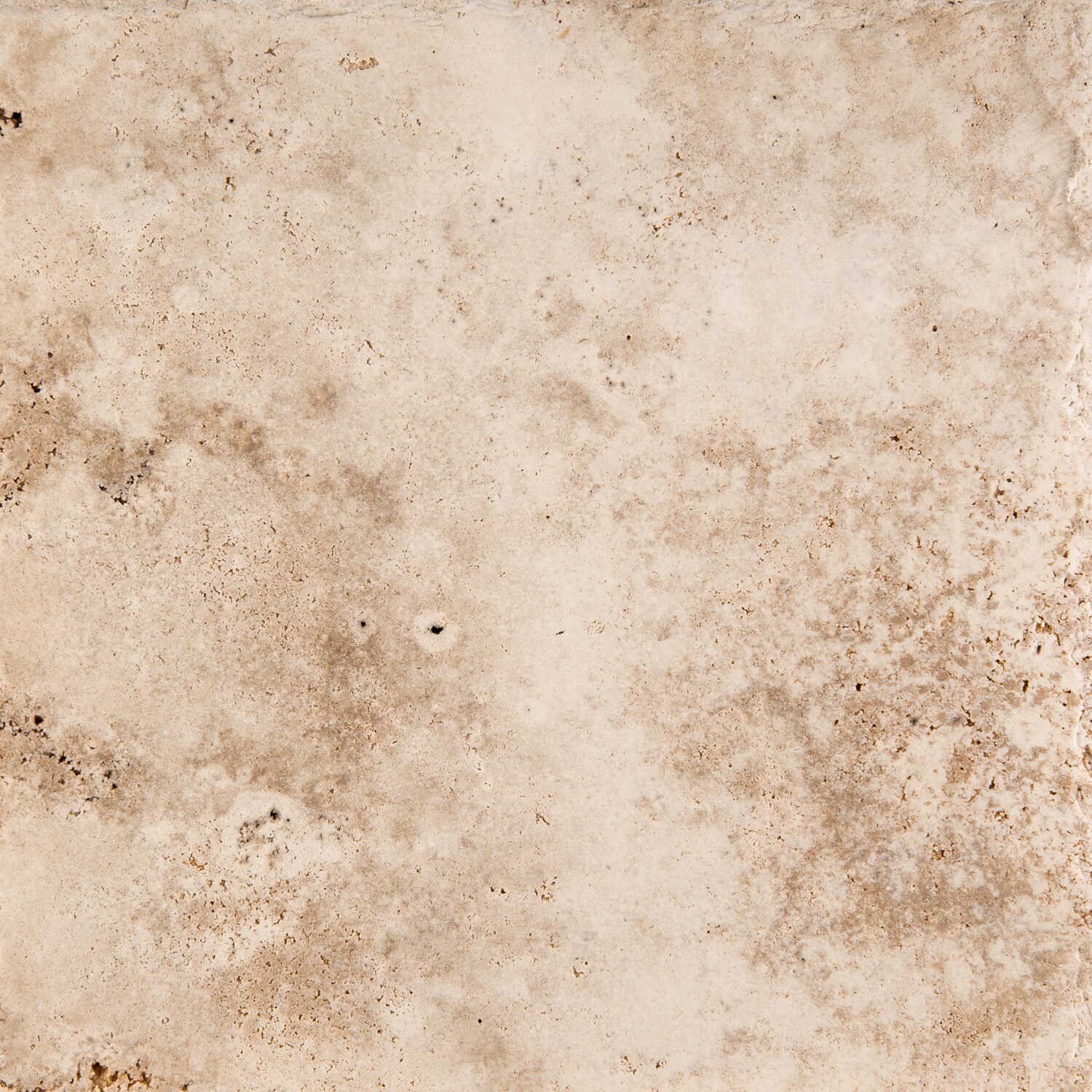 Emser T06TRAVVC1616UC Travertine Chiseled Vanilla Coffee 16-in x 16-in Natural Stone Travertine Stone Look Floor and Wall Tile (1.7743-sq. ft/ Piece)
