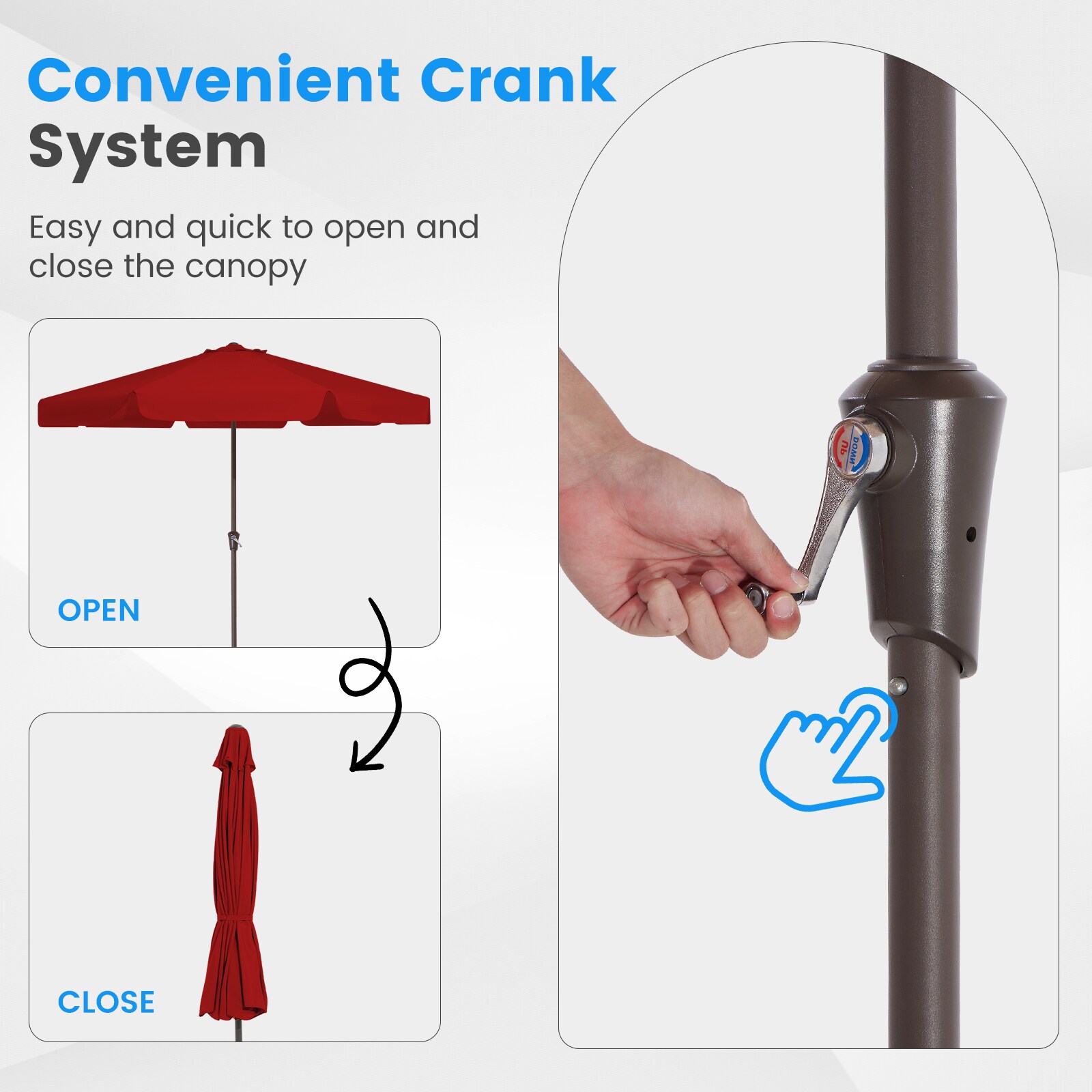 JEAREY CBZZS-11-RD Umbrellas-2 - View #6