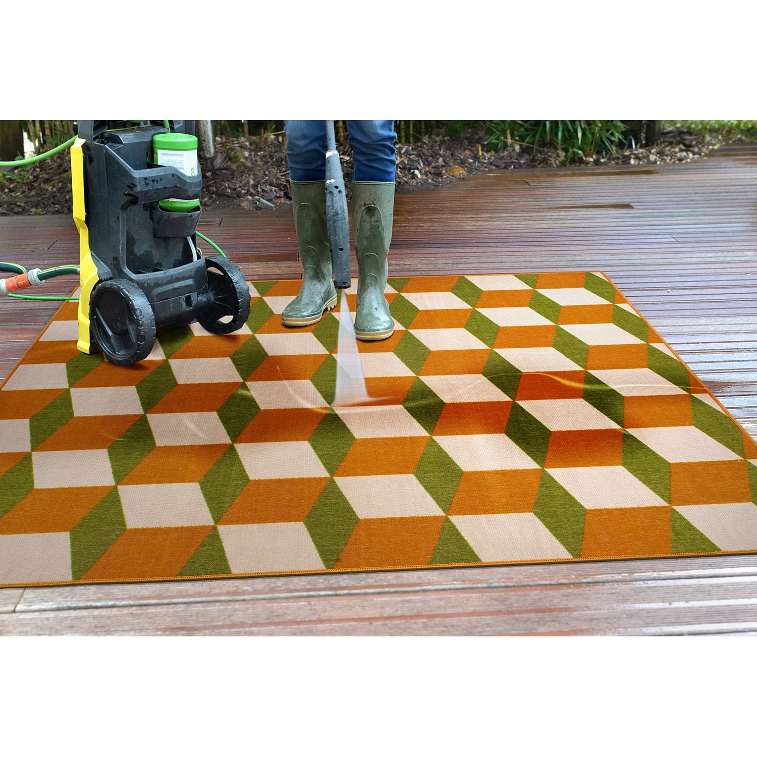 World Rug Gallery 9016ORANGE8X10 rugs - View #11
