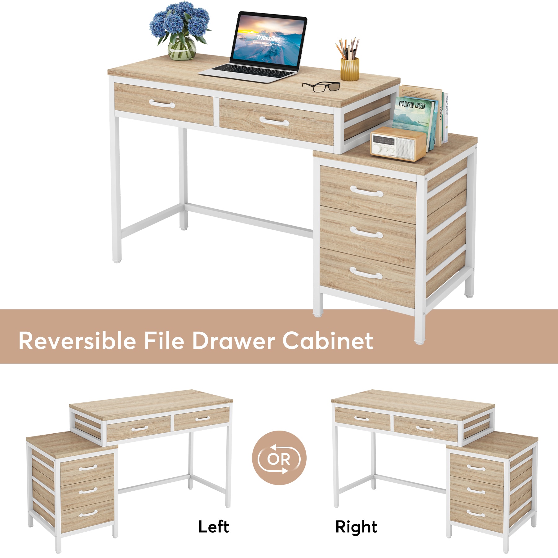 Fnova LWTJ-JW0588 Office-Tables - View #6