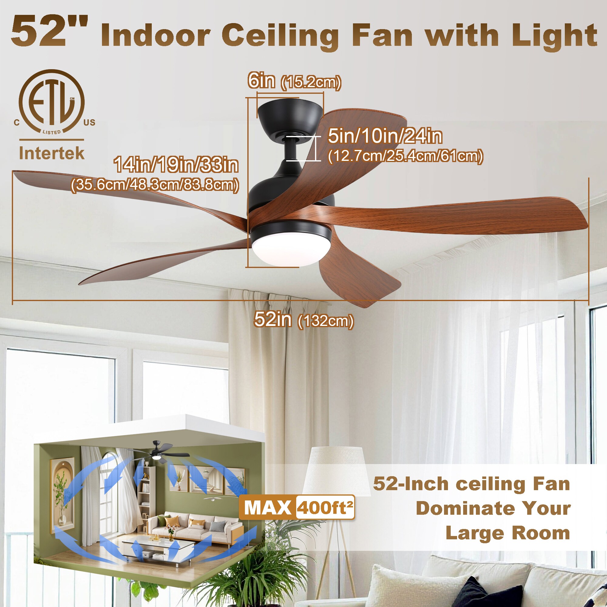 Sunrinx MG13-CF-10 Ceiling-Fans - View #6