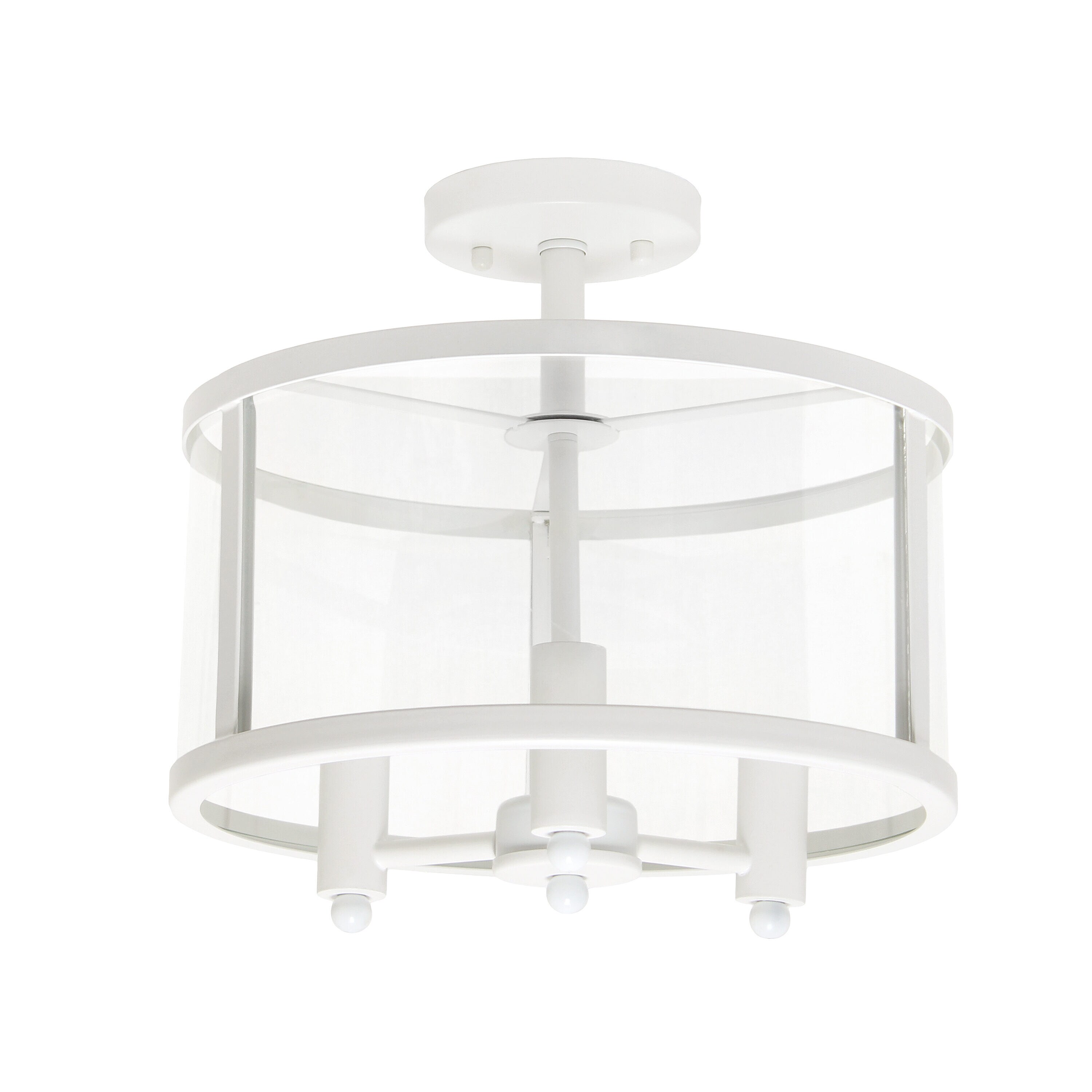 Lalia Home LHM-1000-WH flushmounts - View #3