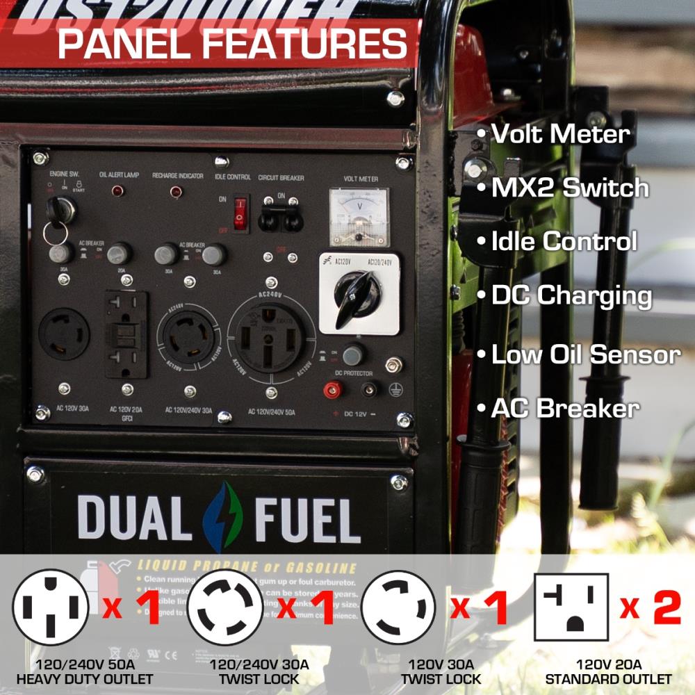 DuroStar DS12000EH Portable-Generators - View #5