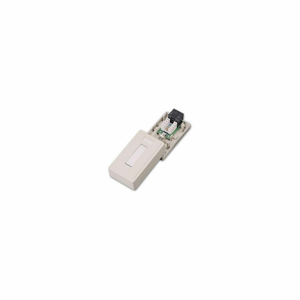 C2G CTG5598 Cables to Go 03835 Cat5E Surface Mount Box 1-Port White