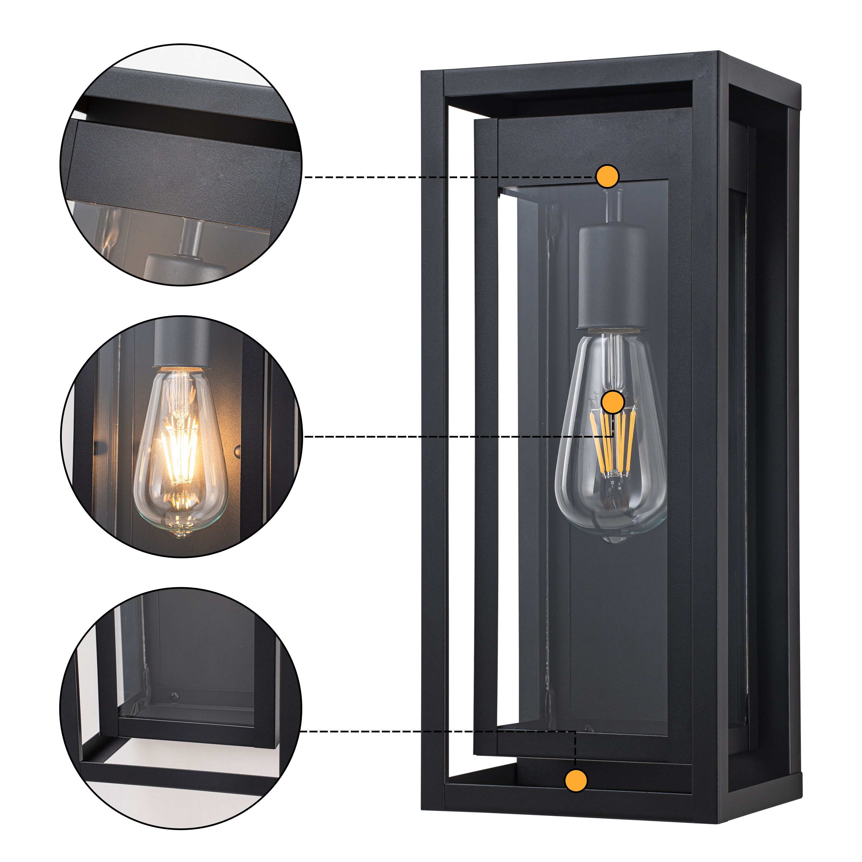 C Cattleya LCA2661-W Outdoor-Wall-Lighting - View #4