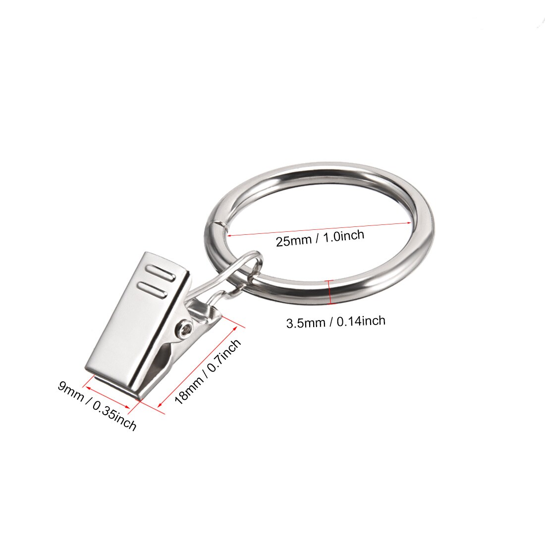 Unique Bargains S25093001UX7547 Curtain-Rings - View #2