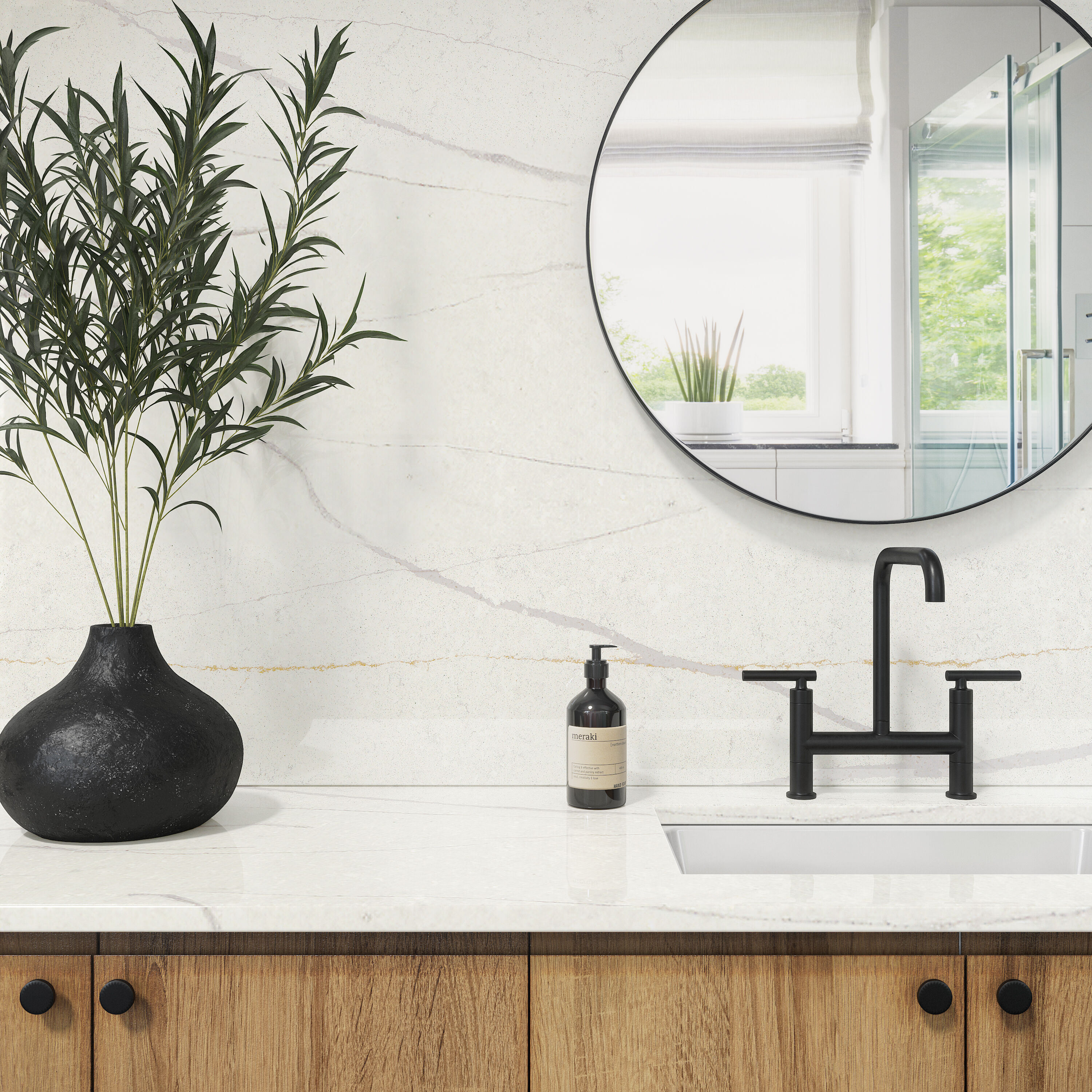 ONE Quartz OQ25SLBM11/4X1L Countertop-Samples - View #5