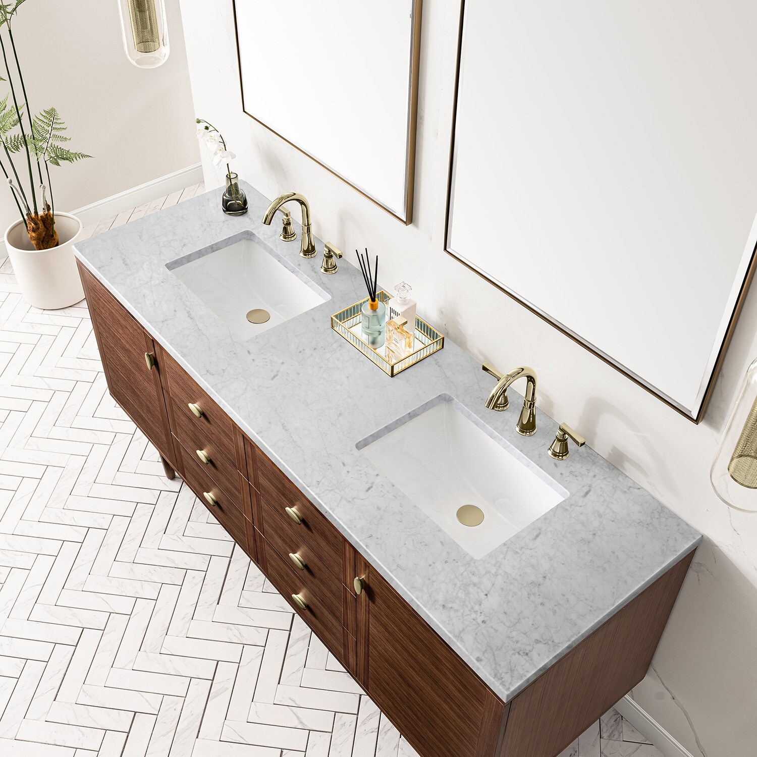 James Martin Vanities 670-V72-WLT-3CAR Bath-Vanity-Combo - View #7