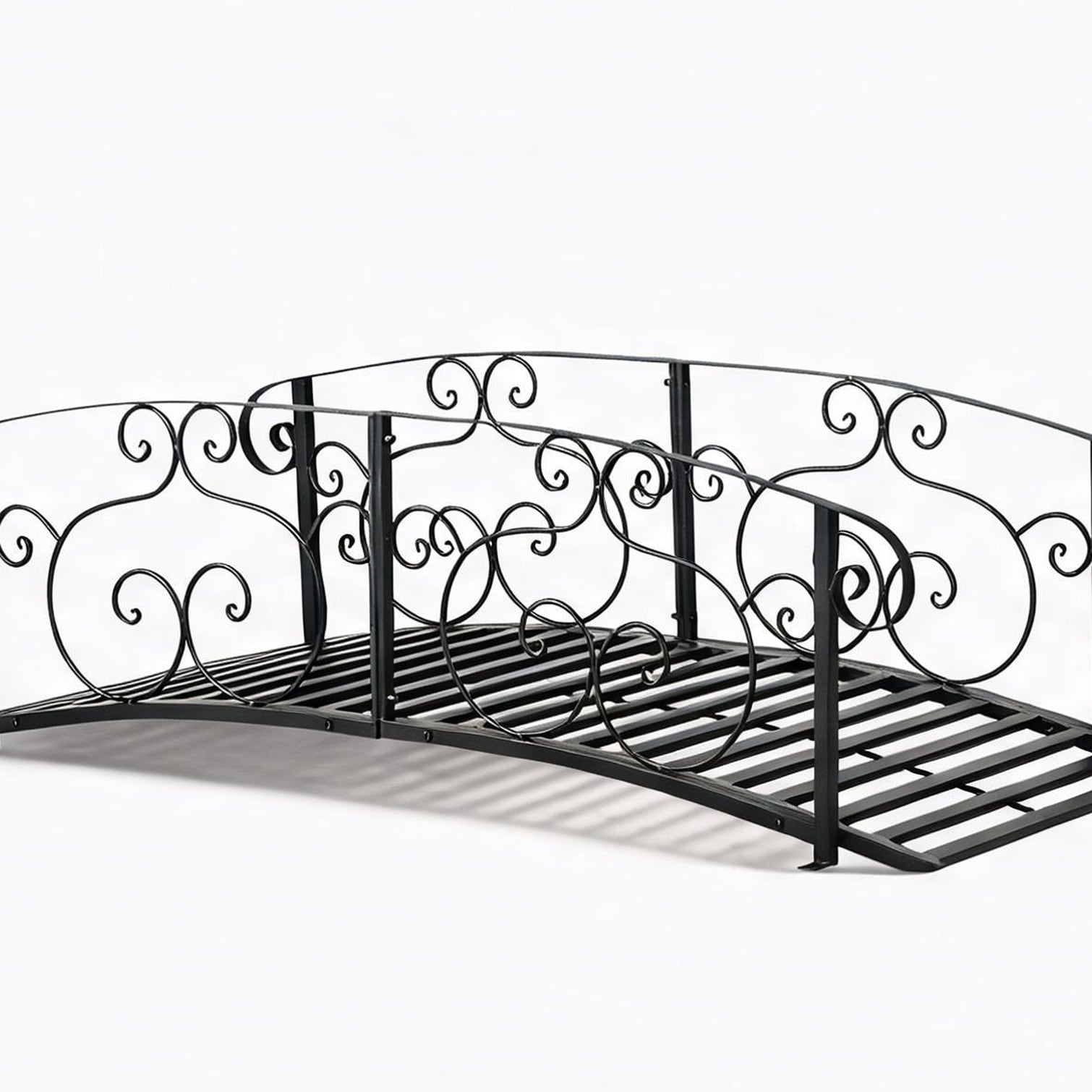 sunjurt Garden Bridge combining Outdoor Space and Metal Frame with 72.5-inch length and Storage