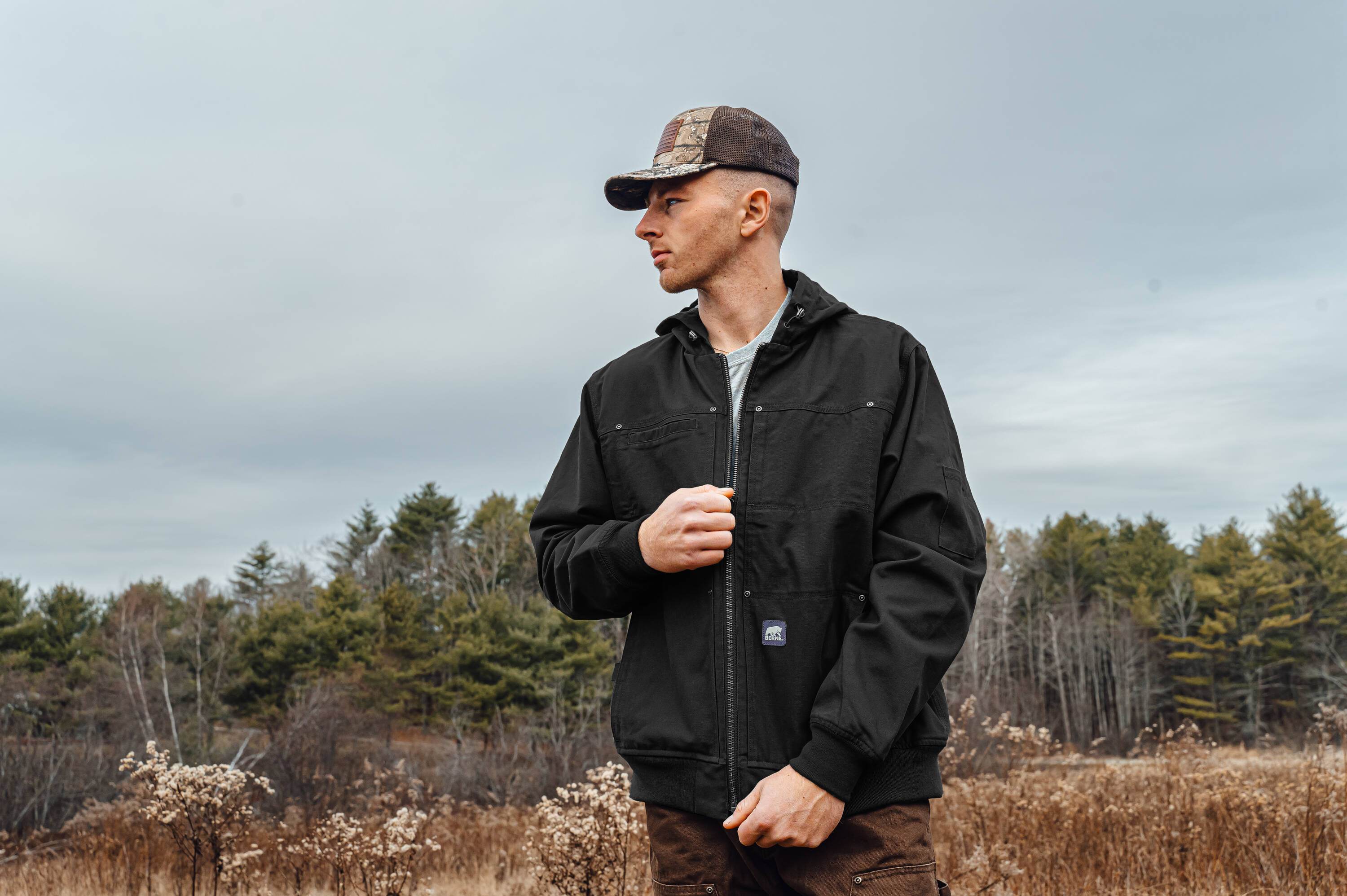 BERNE APPAREL HJ59BKR440 Jackets-Coats - View #3