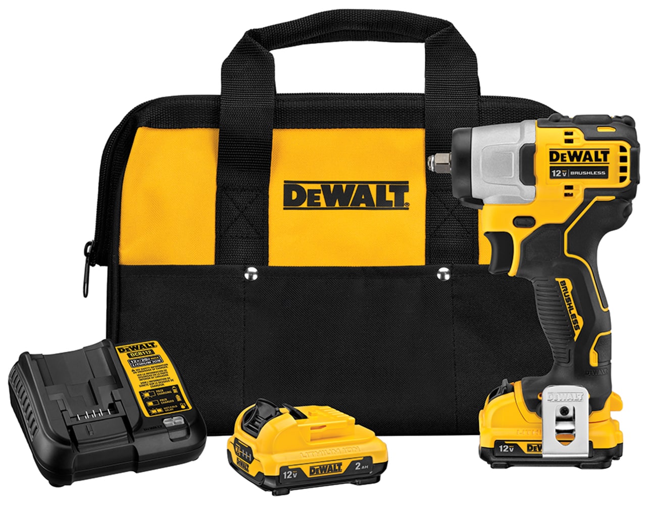 Baby expositie zuiger DEWALT XTREME 12-volt Max Variable Speed Brushless 3/8-in Drive Cordless  Impact Wrench (2-Batteries Included) in the Impact Wrenches department at  Lowes.com