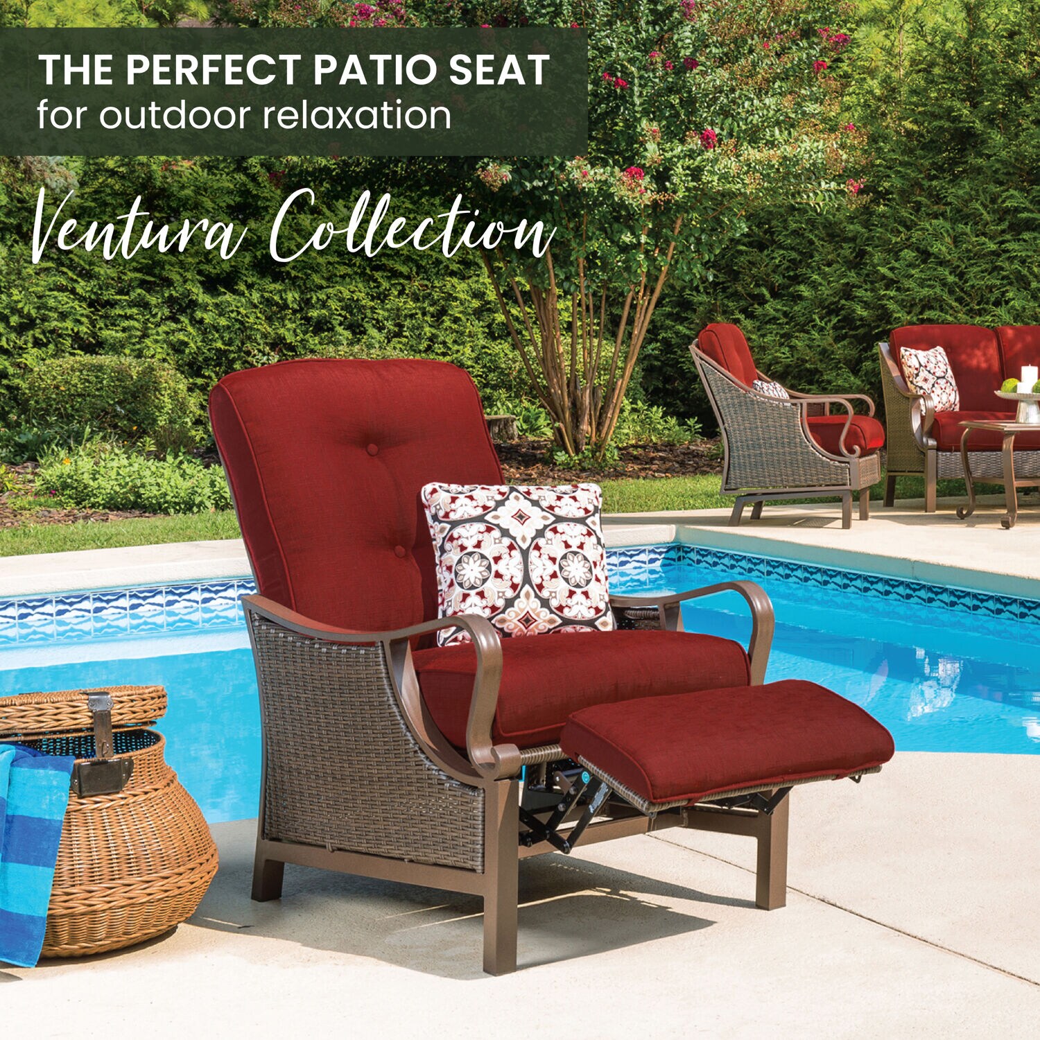 Hanover VENTURAREC-RED Patio-Chairs - View #4
