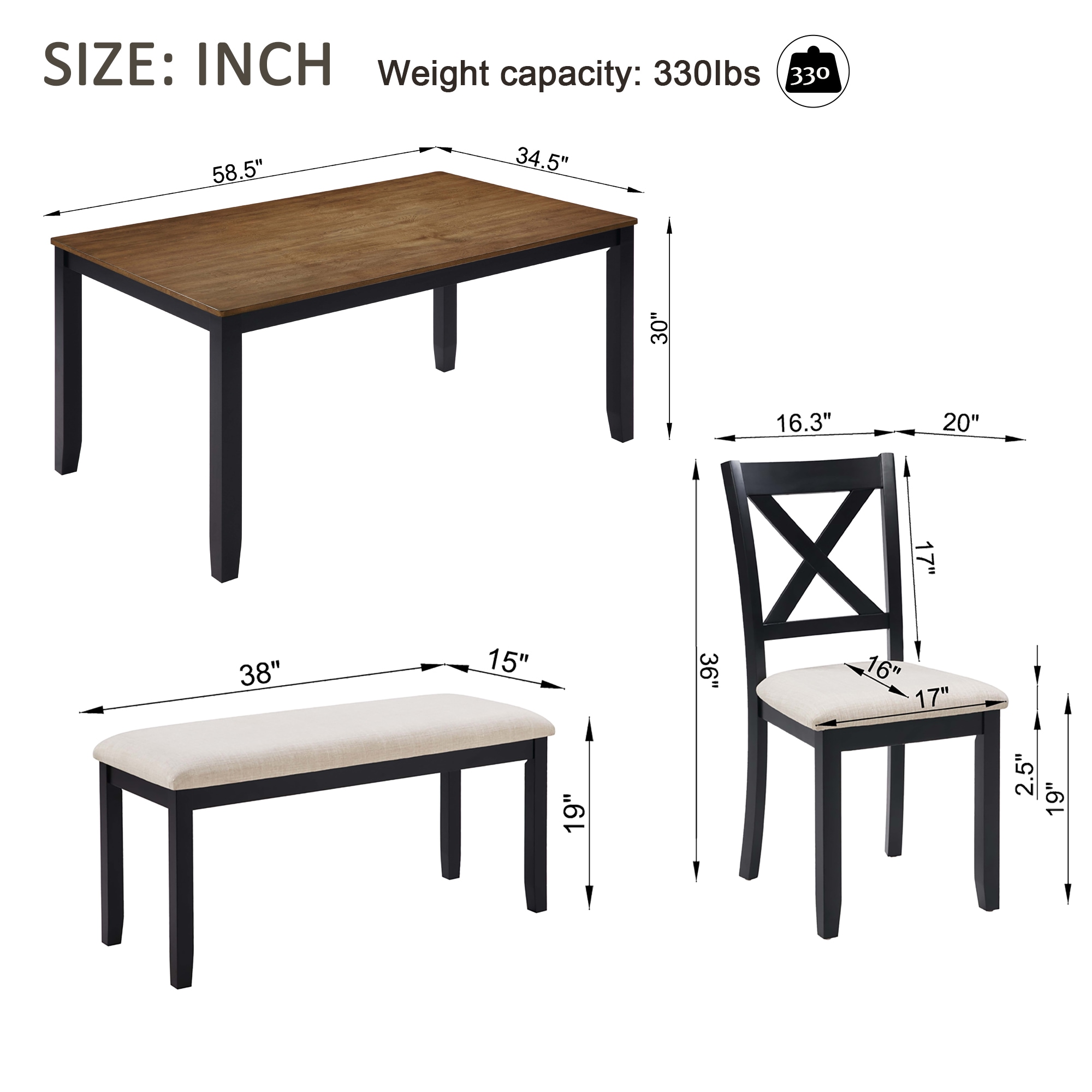 Bybafun YA0100250 Dining-Sets - View #3