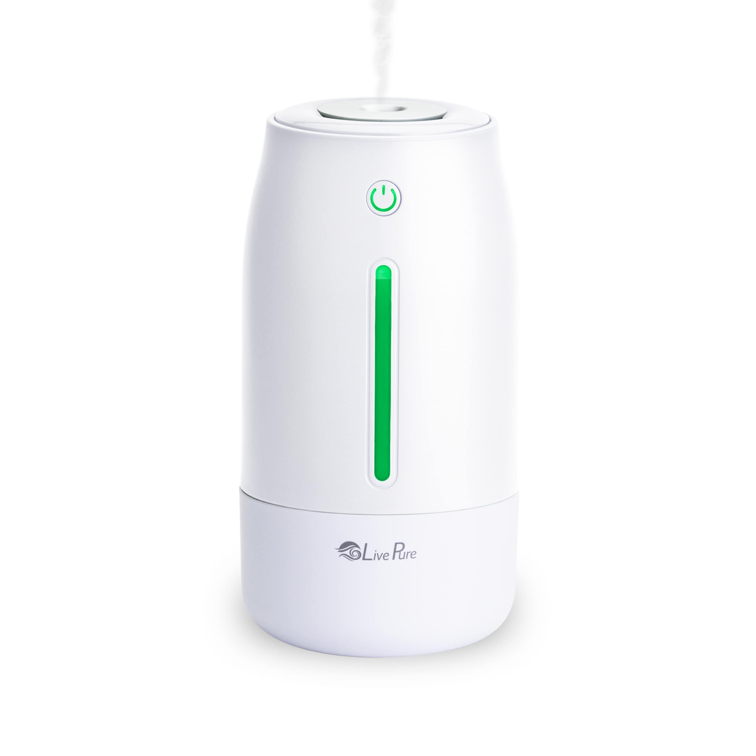 LivePure Cool Mist Portable 2 Cup Ultrasonic Cool Mist Humidifier - White #LP250HUM-WHT