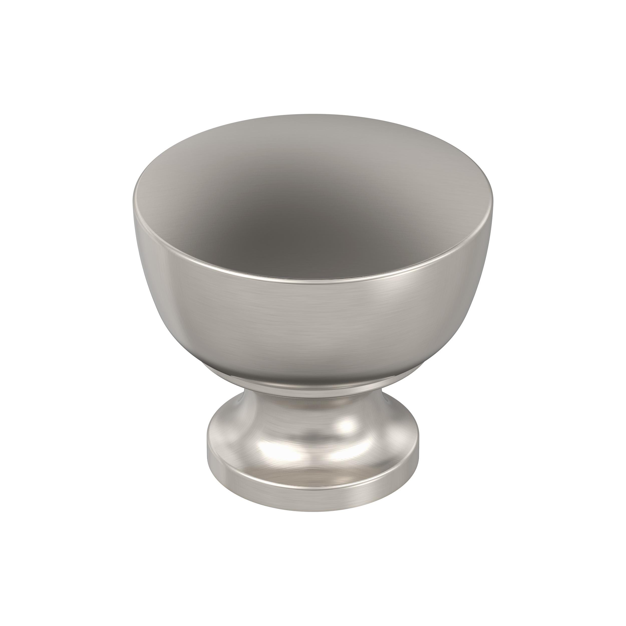 Amerock BP37022G10 Chalice 1-1/4-in Satin Nickel Round Transitional Cabinet Knob