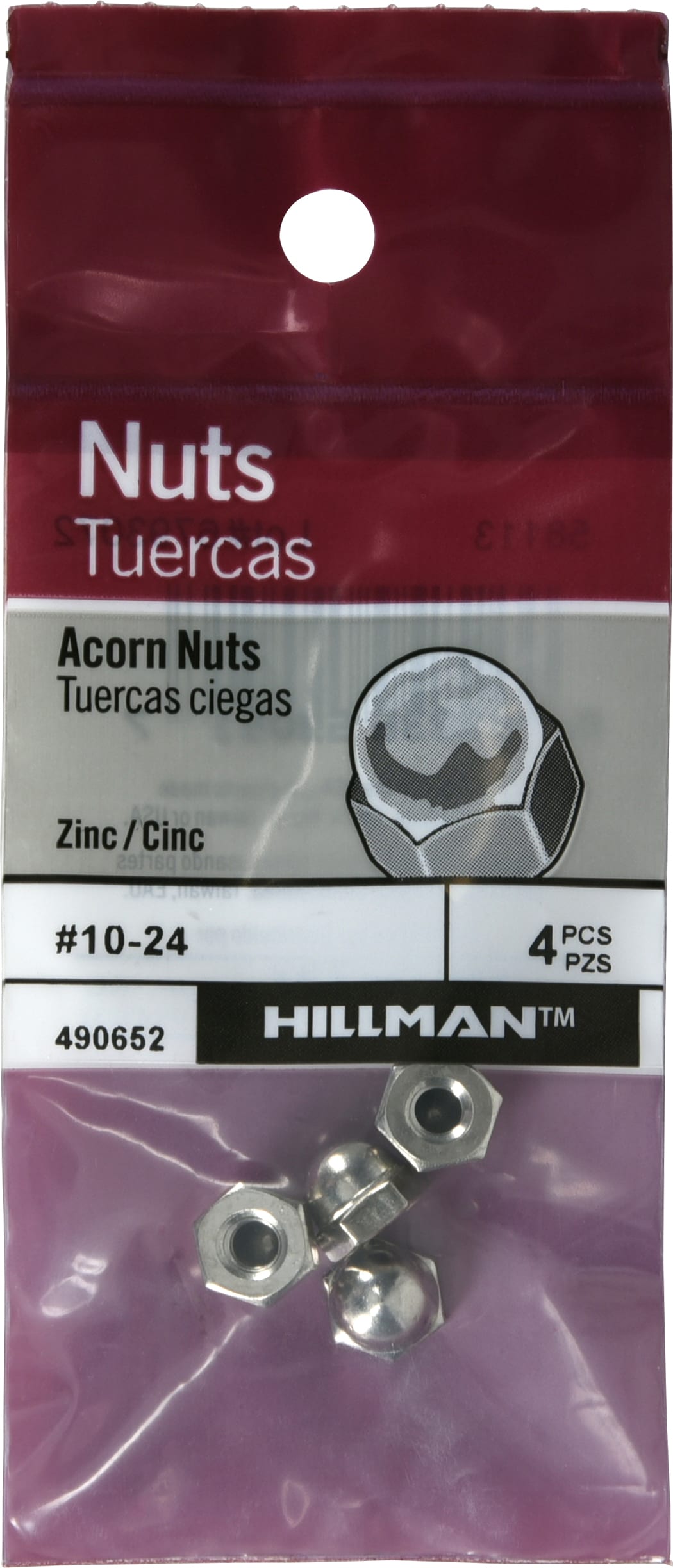 The Hillman Group 180069 1 1 1 7/8-14 Castle Nut 10-Pack 