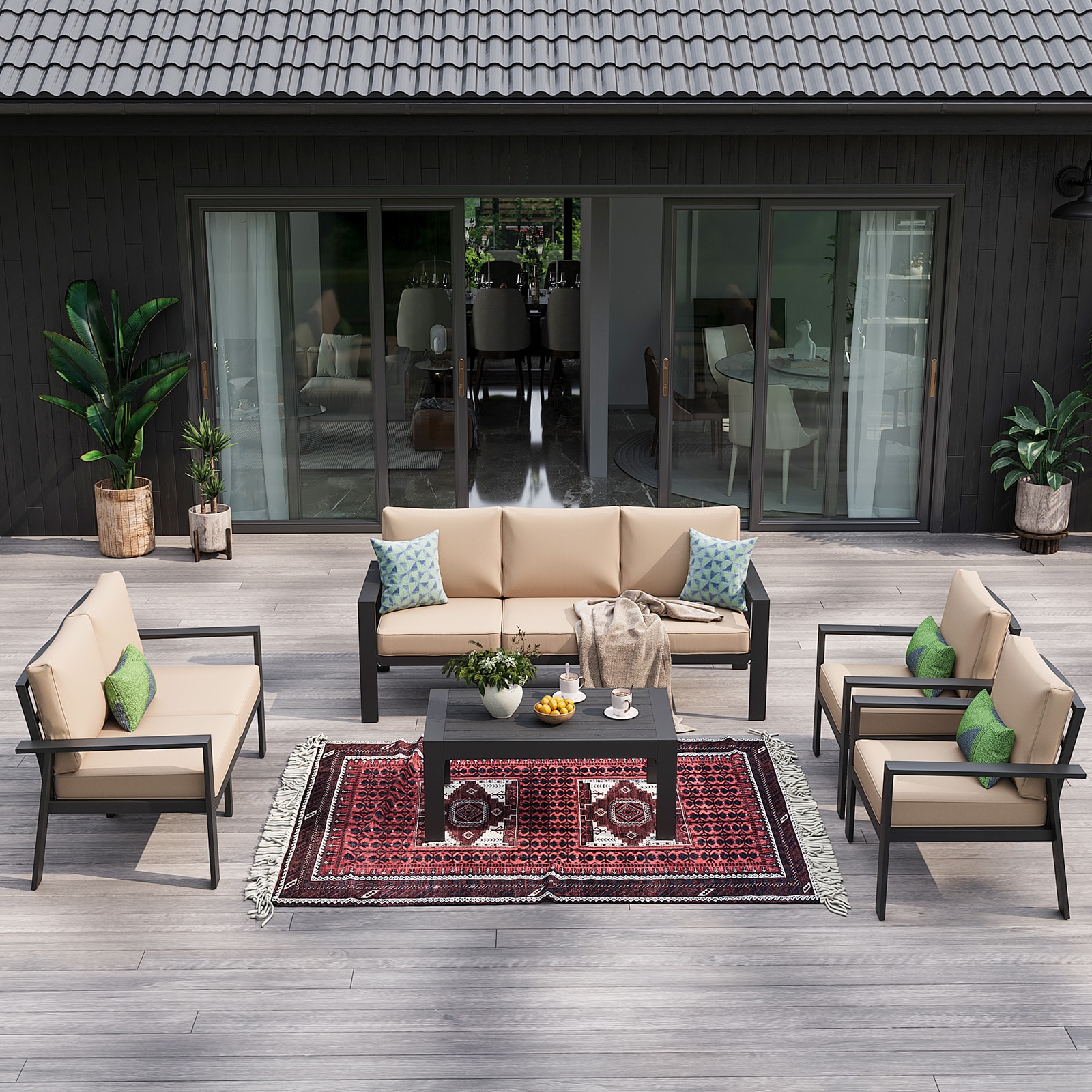 AOXUN OS301GR01-ABCD Patio-Conversation-Sets - View #2