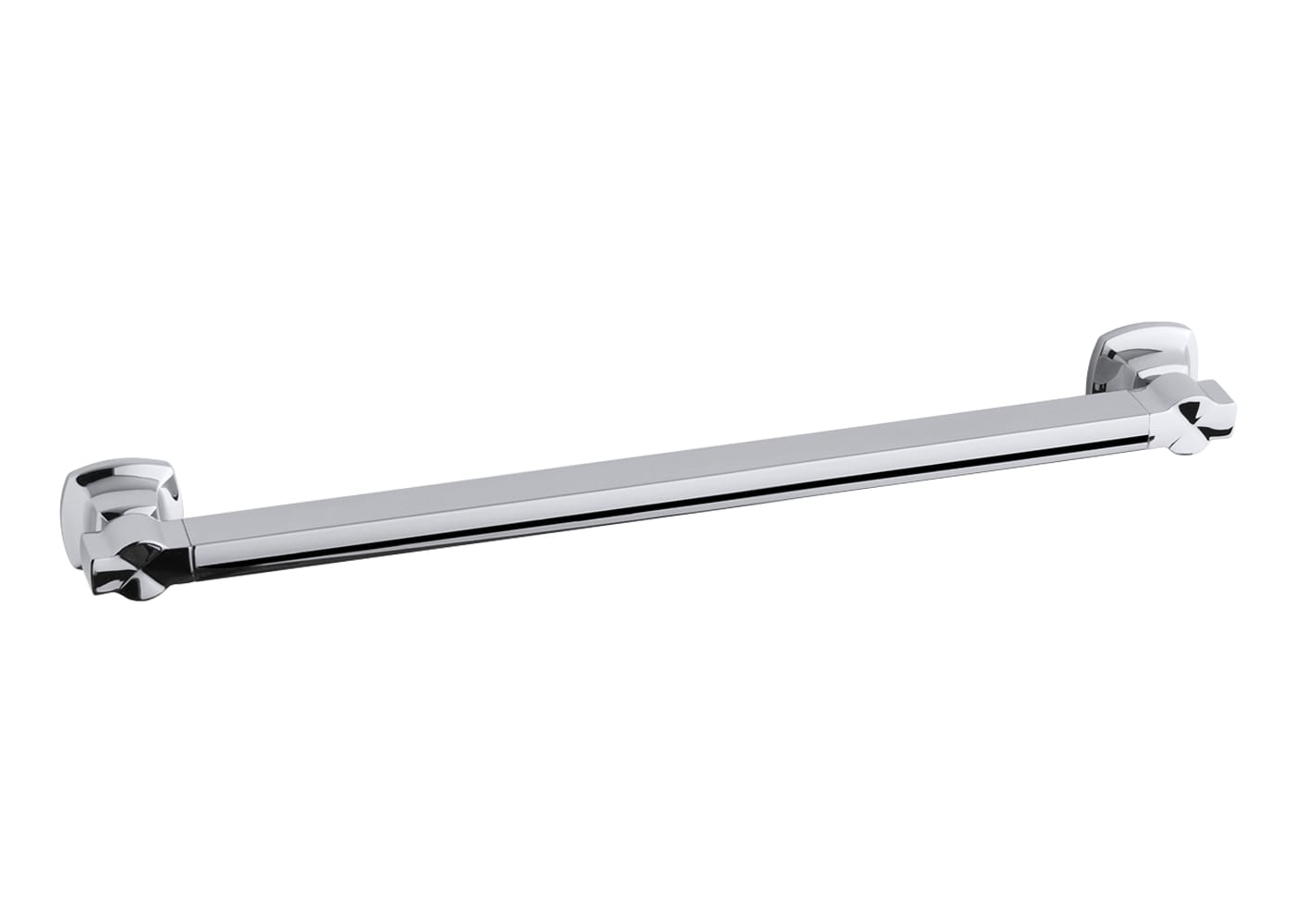 KOHLER 11883-S Traditional 24.0-in Polished Stainless Wall mount ADA Compliant Grab Bar ( 300.0-lb Weight Capacity )